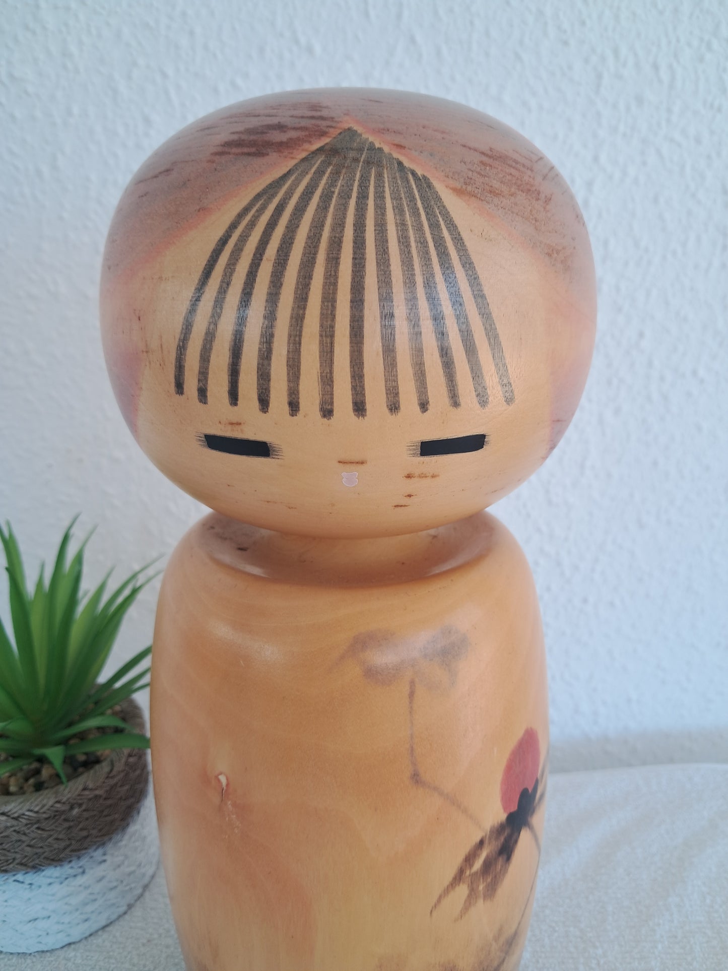 Rare sosaku Kokeshi made by Masao Watanabe (1917-2007)