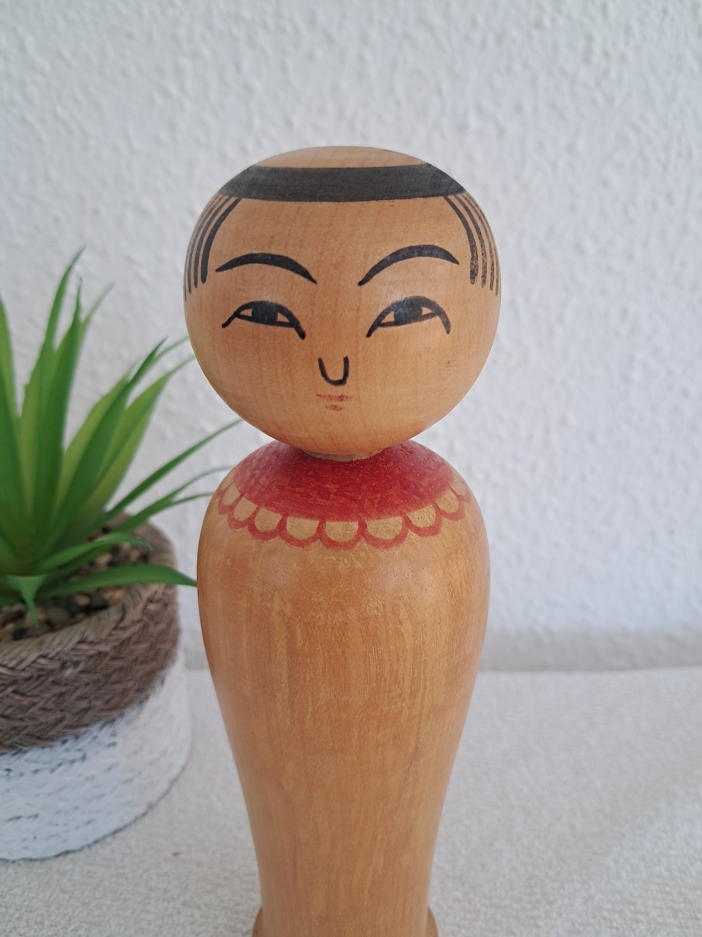 Vintage Nanbu kokeshi by Sakashita Takao (1944-2014)