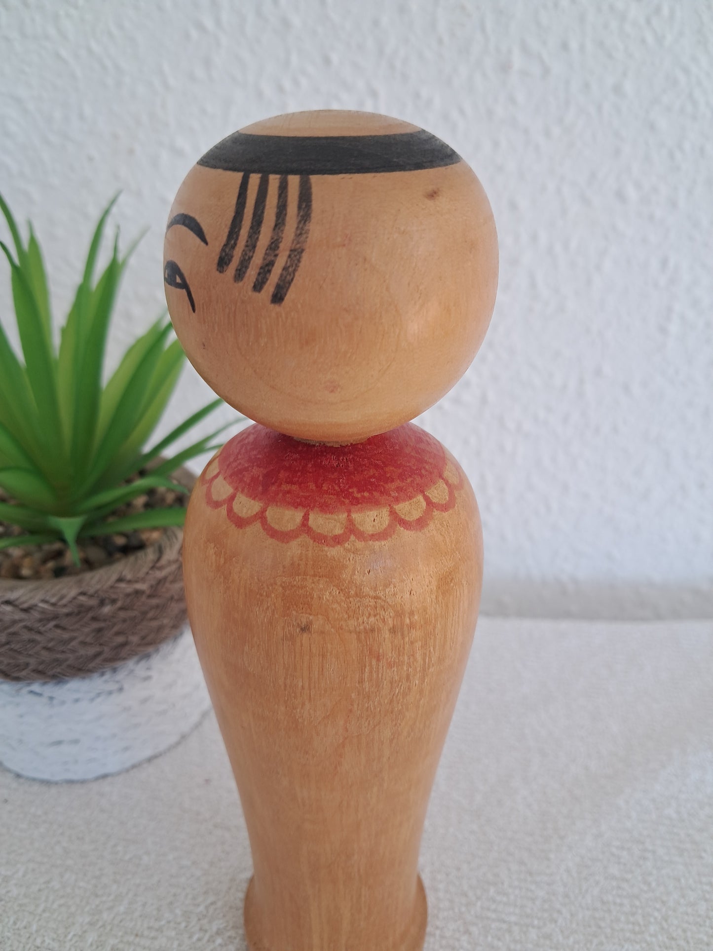 Vintage Nanbu kokeshi by Sakashita Takao (1944-2014)