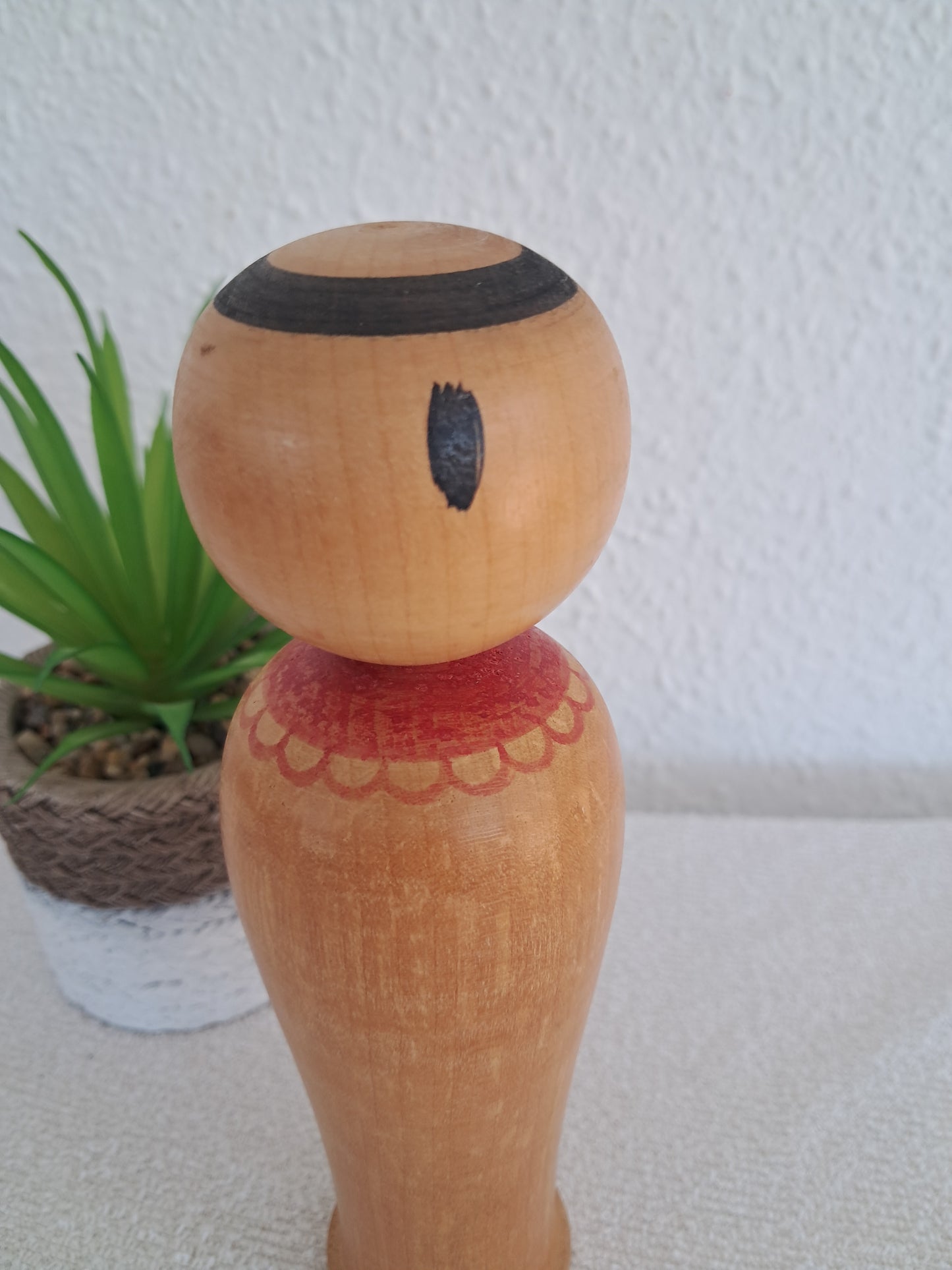 Vintage Nanbu kokeshi by Sakashita Takao (1944-2014)