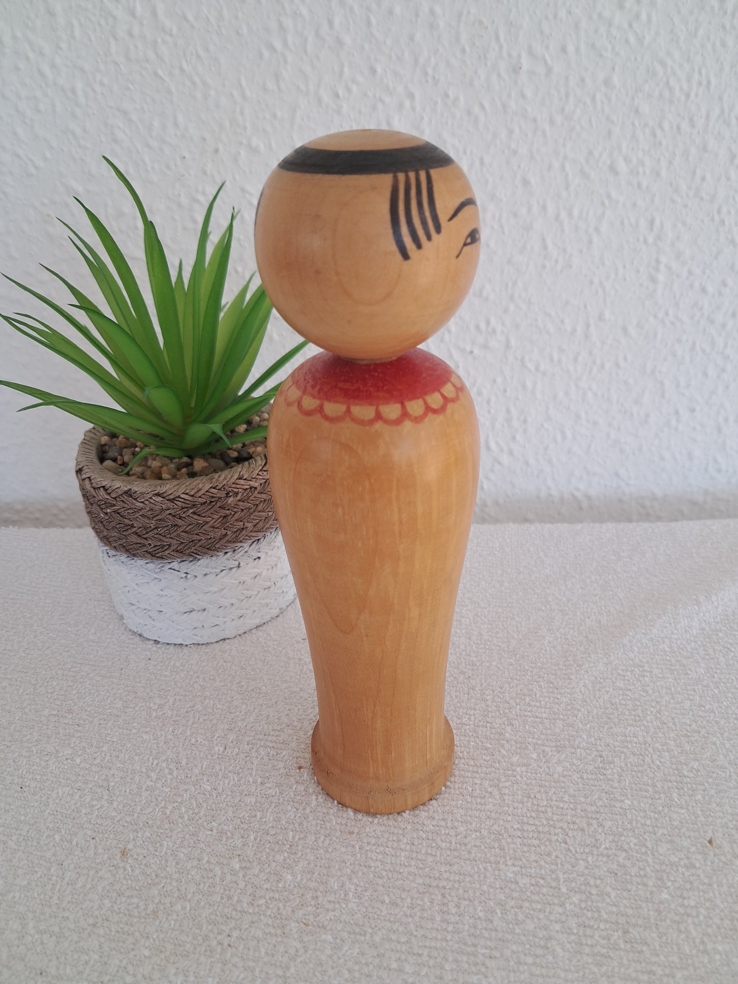 Vintage Nanbu kokeshi by Sakashita Takao (1944-2014)