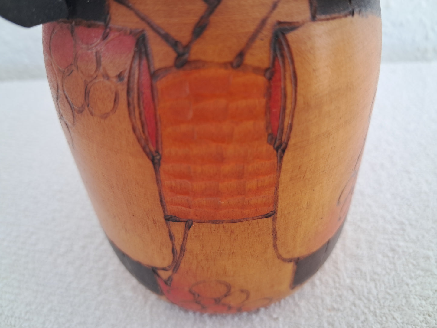 Vintage Gumma Kokeshi by Fumio Tomidokoro (1948-)