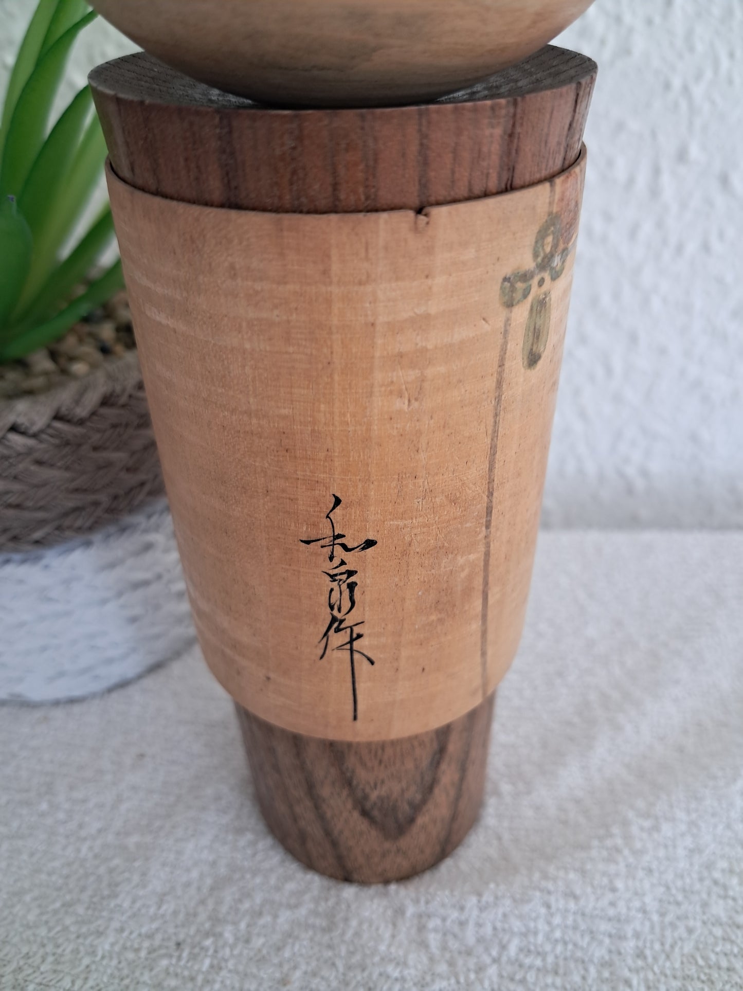 Award winning kokeshi made by Izumi Ueda