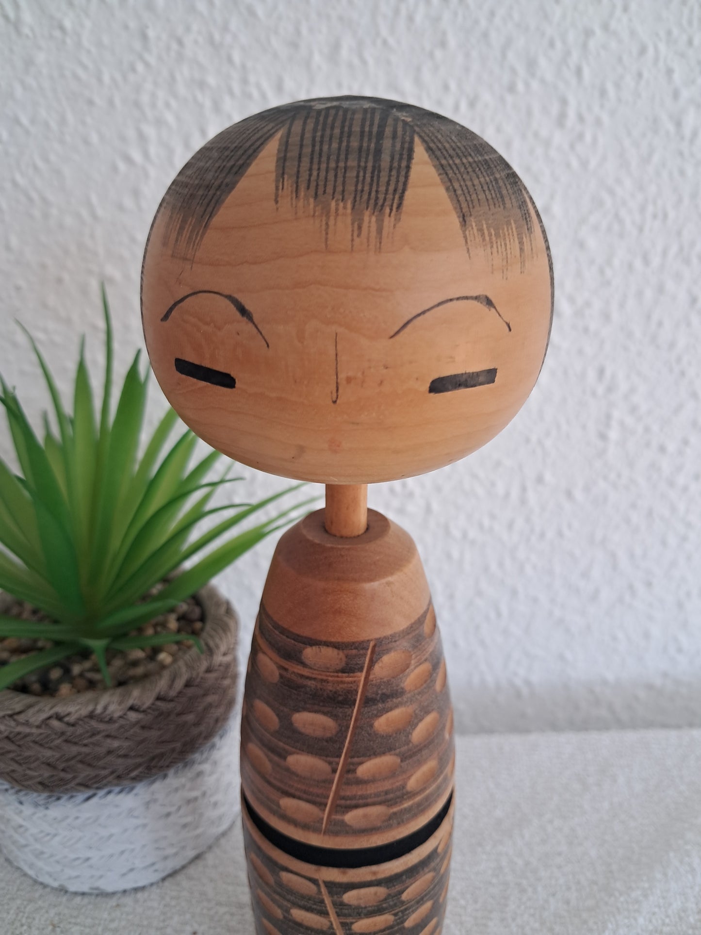 Vintage Sosaku kokeshi made by Katase Kahei  (1922-2015)