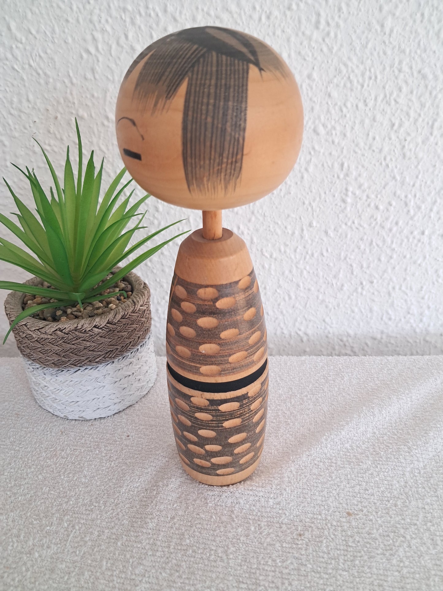 Vintage Sosaku kokeshi made by Katase Kahei  (1922-2015)