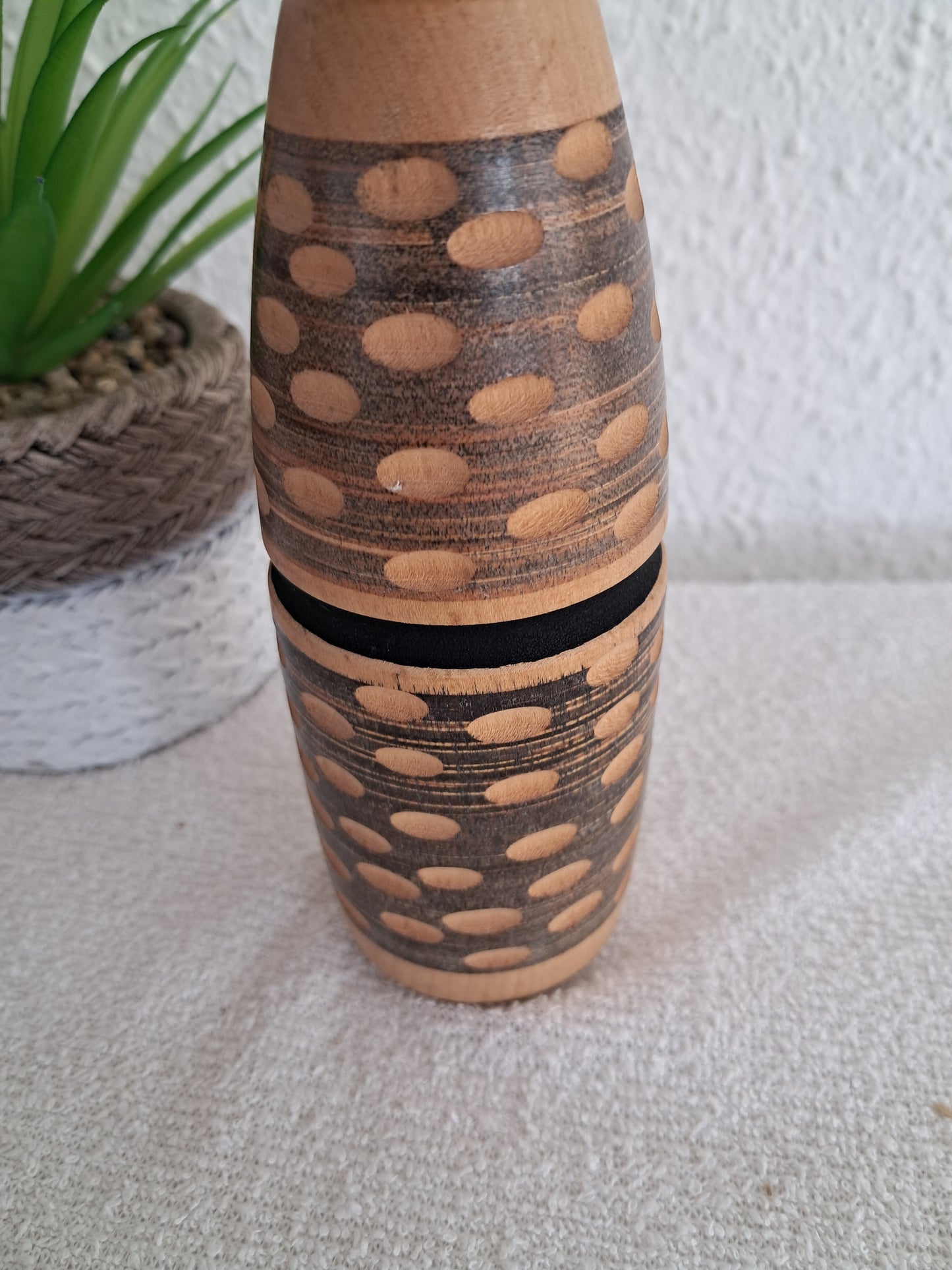 Vintage Sosaku kokeshi made by Katase Kahei  (1922-2015)