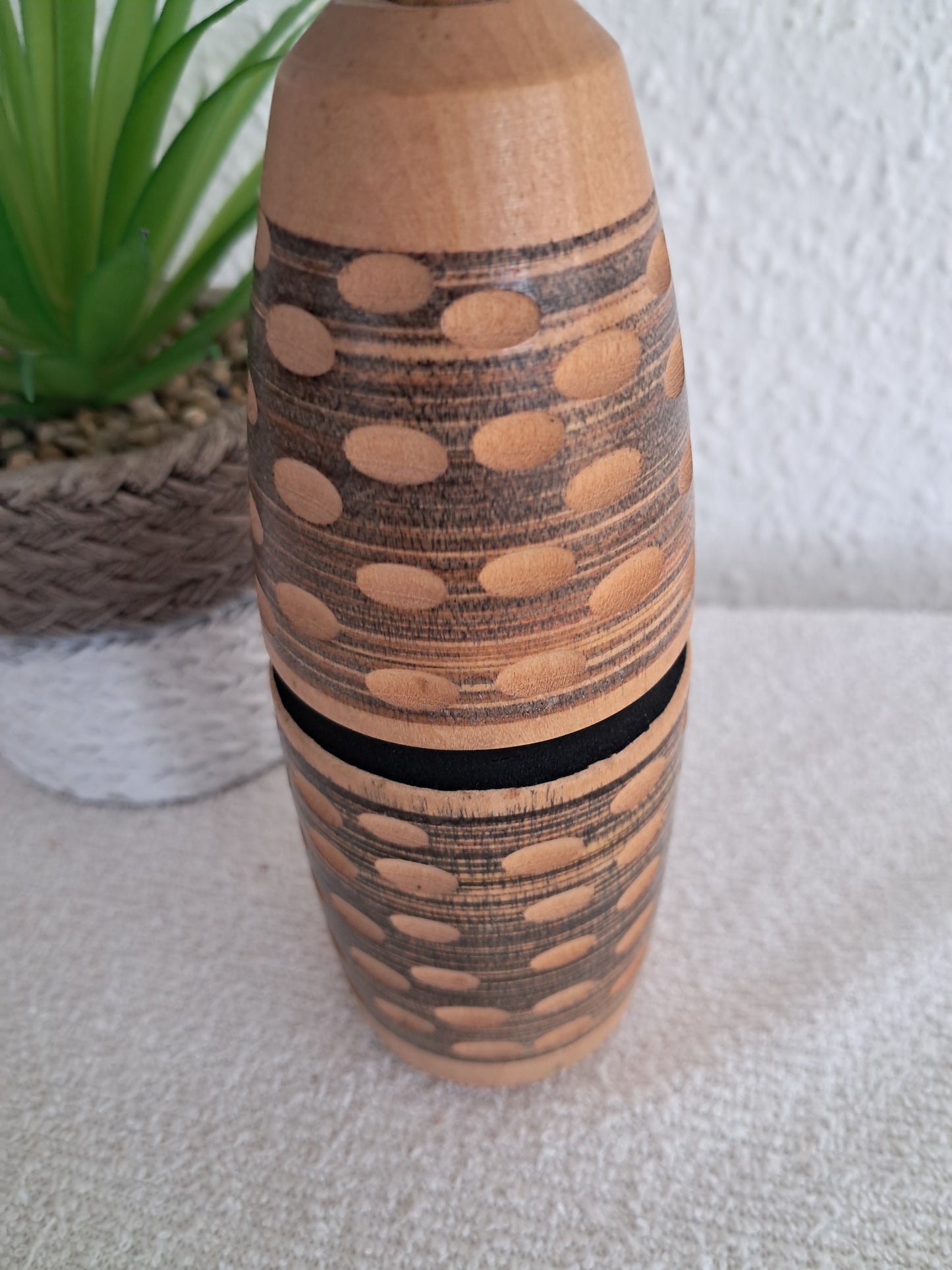 Vintage Sosaku kokeshi made by Katase Kahei  (1922-2015)