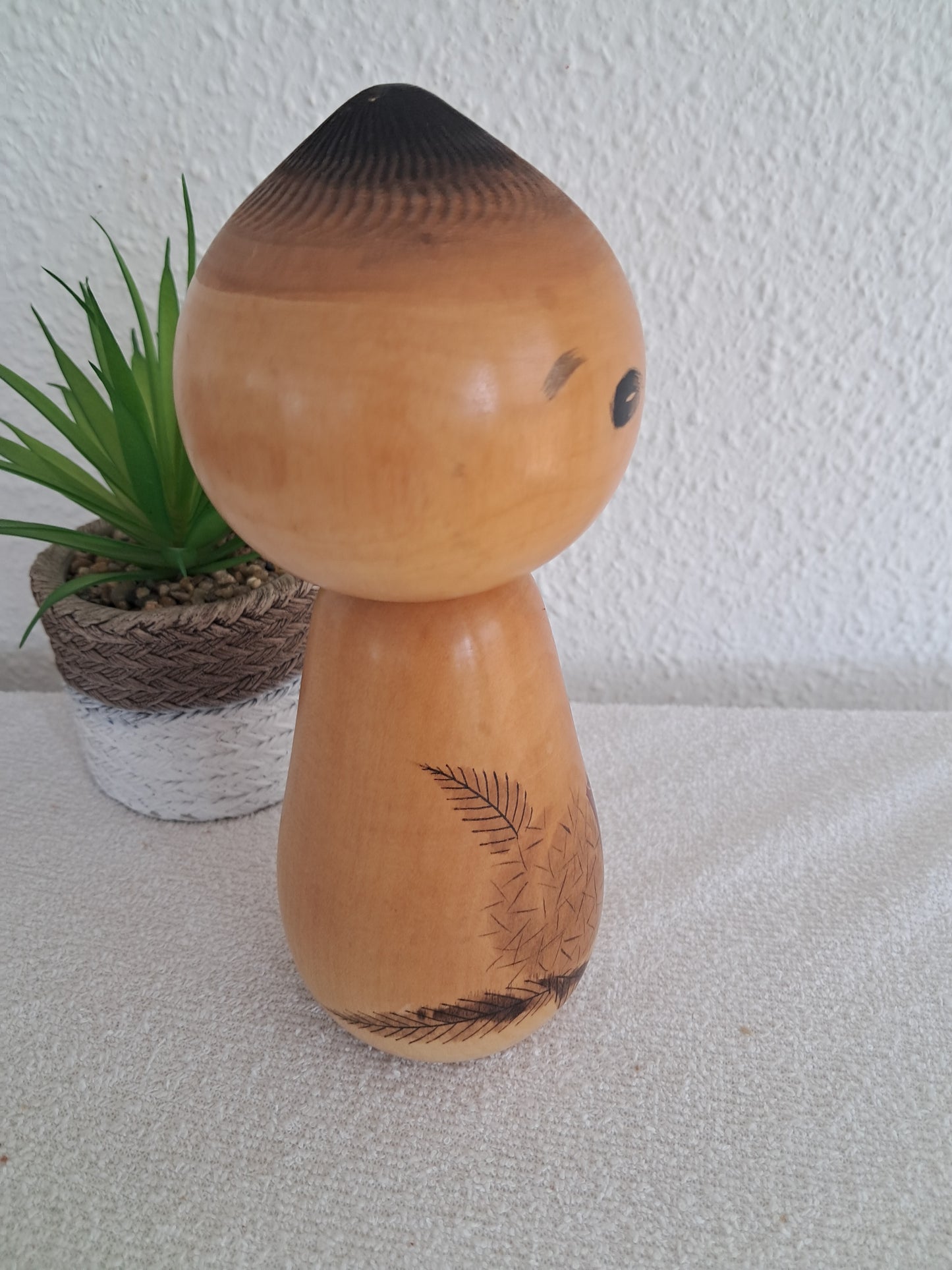 Rare Vintage Sosaku Kokeshi by Watanabe Masao (1917-2007)