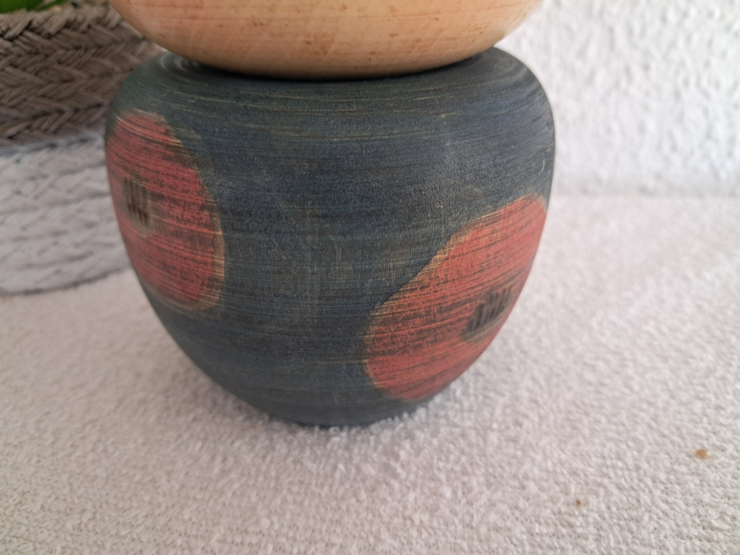 Exclusive Sosaku kokeshi made by Sanpei Yamanaka (1926-2012)