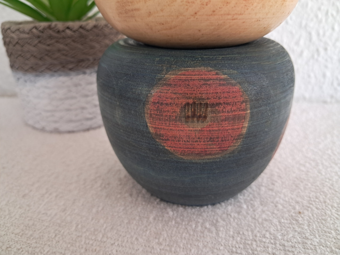 Exclusive Sosaku kokeshi made by Sanpei Yamanaka (1926-2012)