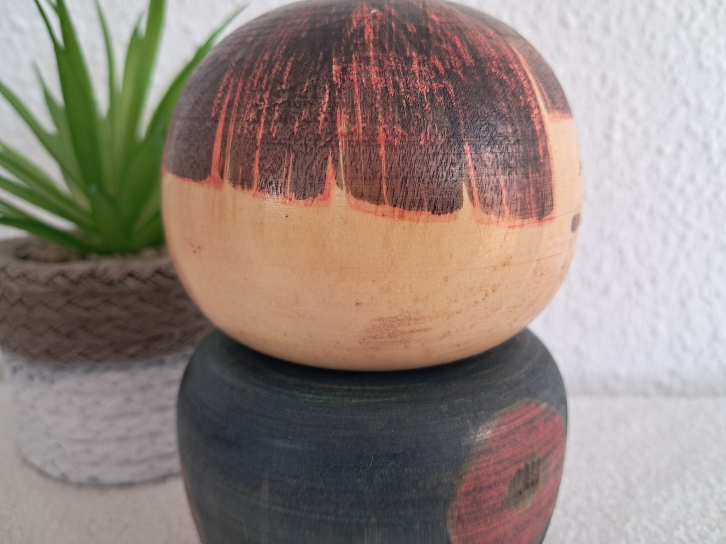 Exclusive Sosaku kokeshi made by Sanpei Yamanaka (1926-2012)