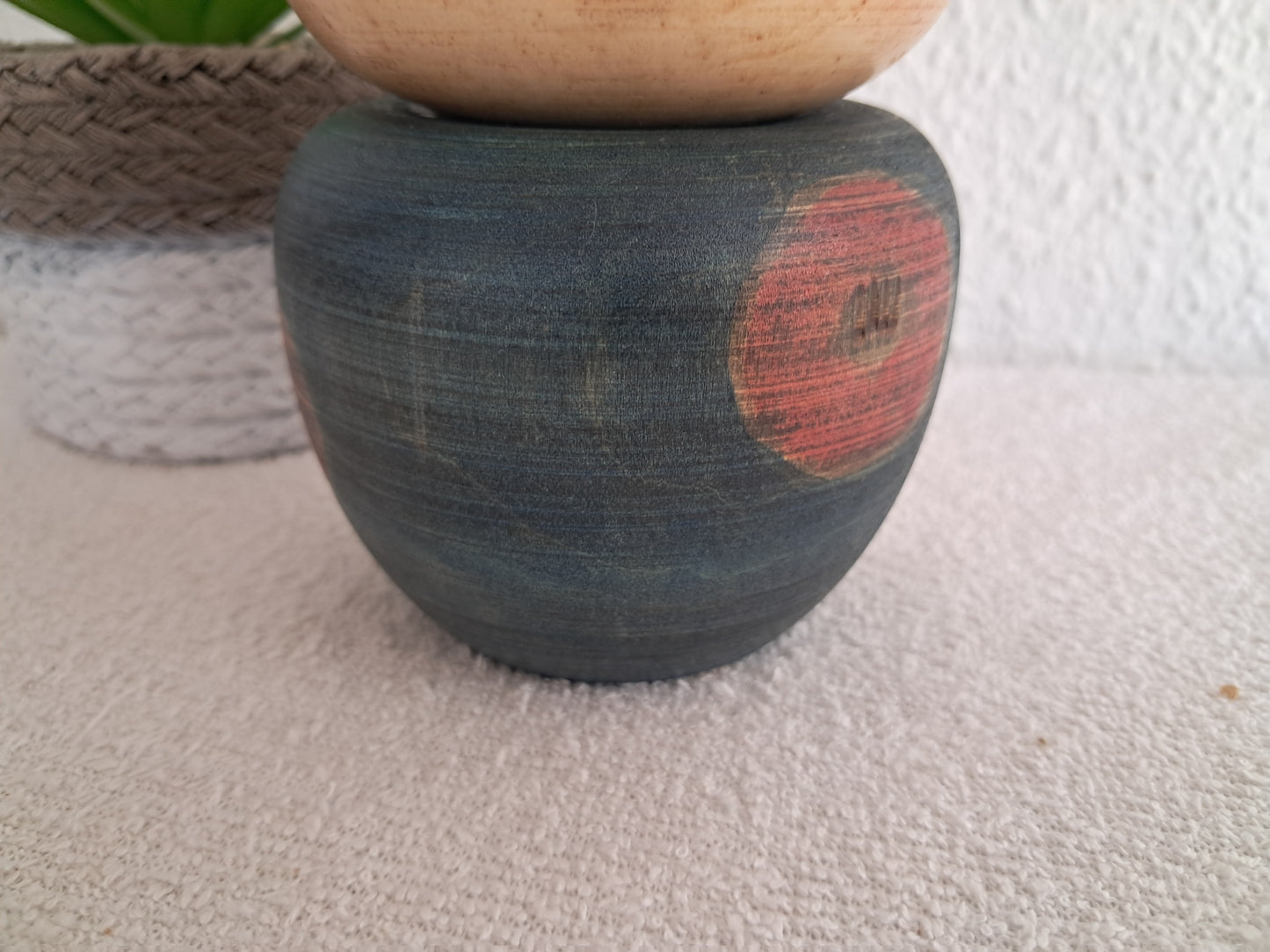 Exclusive Sosaku kokeshi made by Sanpei Yamanaka (1926-2012)