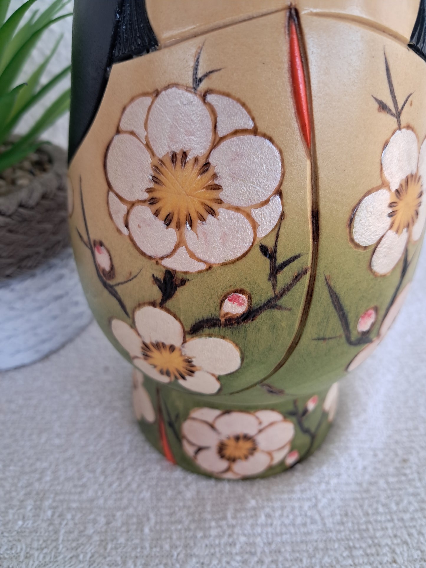 Exclusive Vintage Sosaku Kokeshi by Aoki Ryoka (1931-)