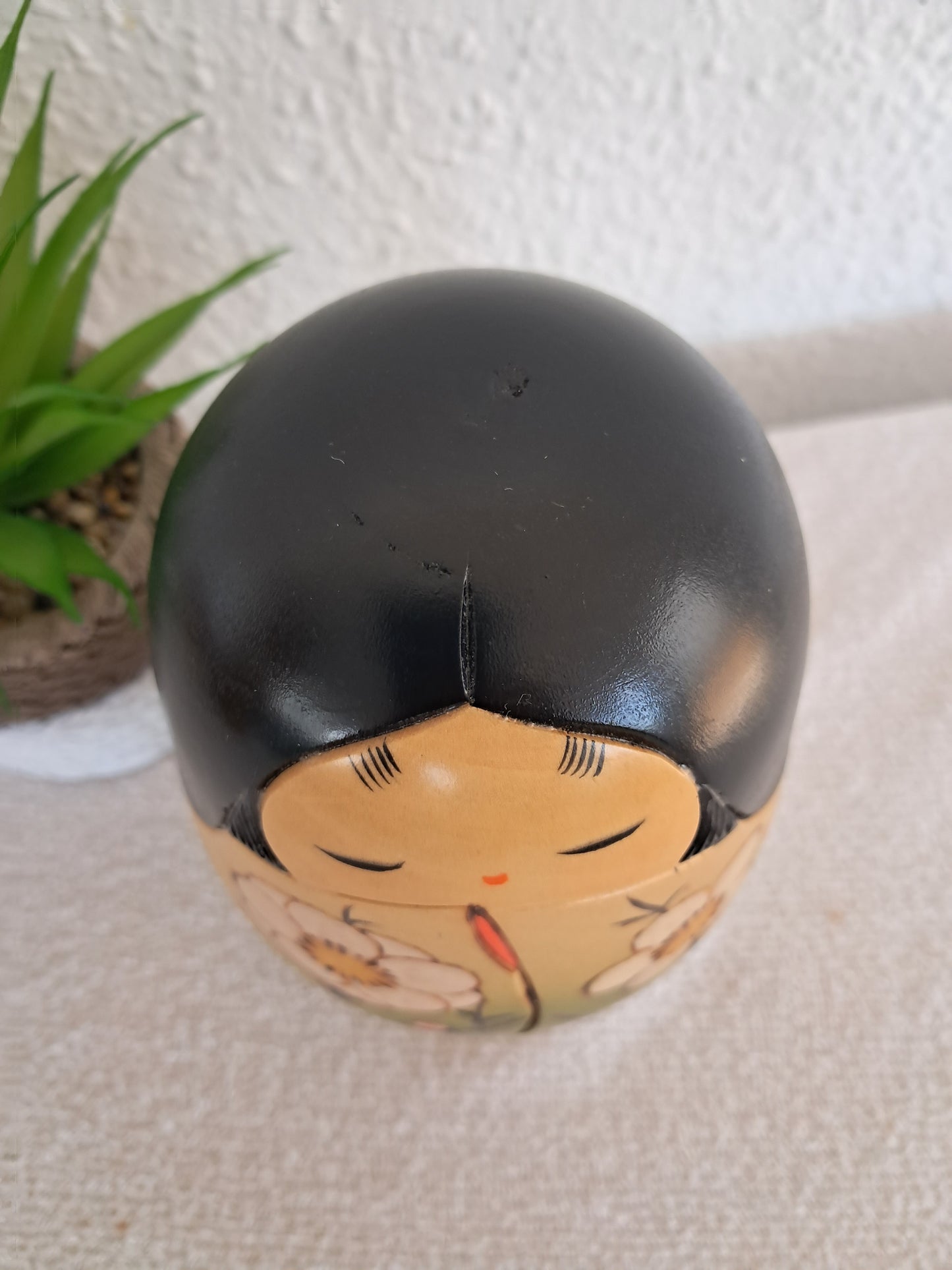 Exclusive Vintage Sosaku Kokeshi by Aoki Ryoka (1931-)