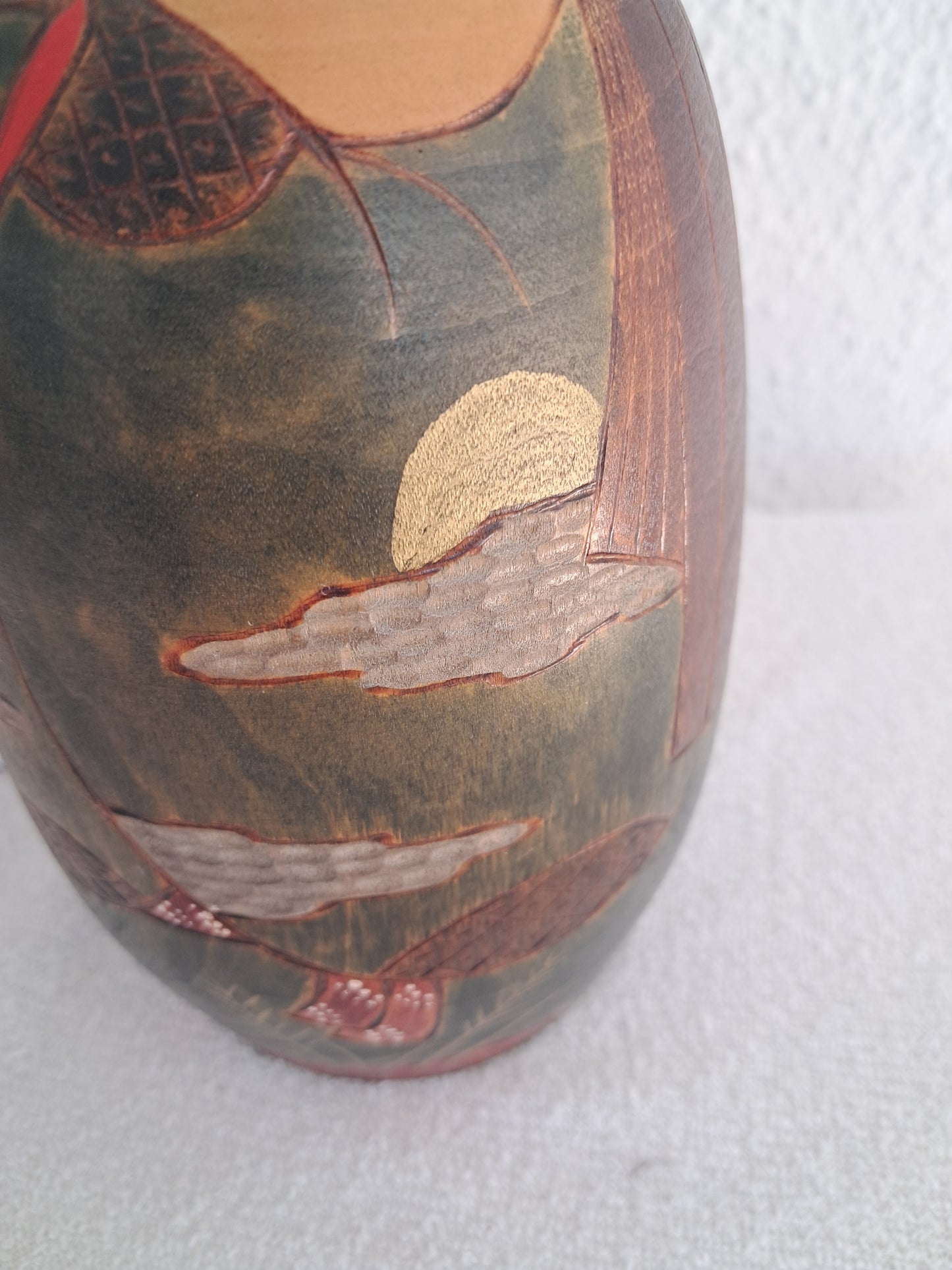 Vintage Sosaku kokeshi by Hajime Miyashita (1940-)