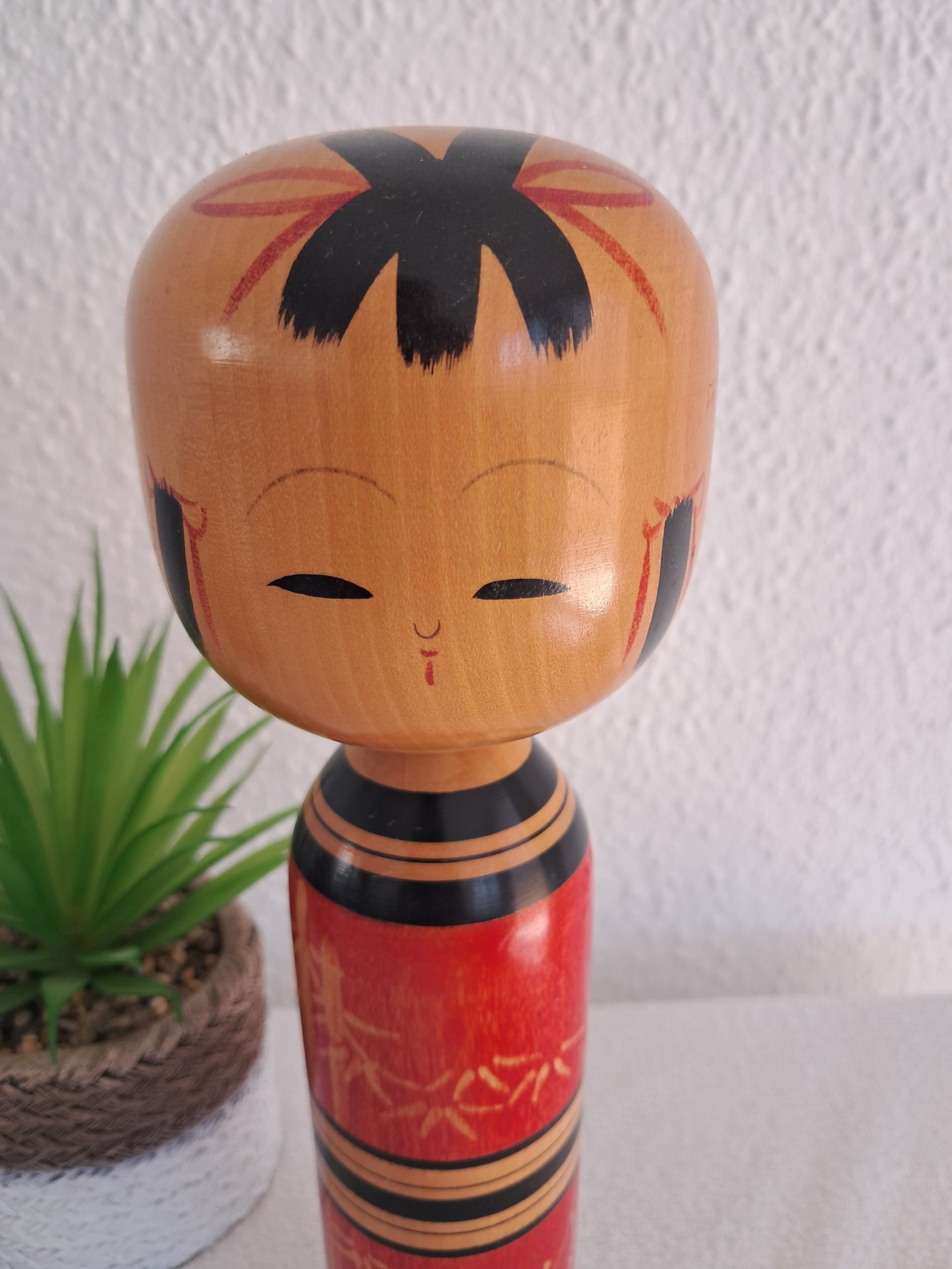 Vintage traditional kokeshi by Kawamura Shoji