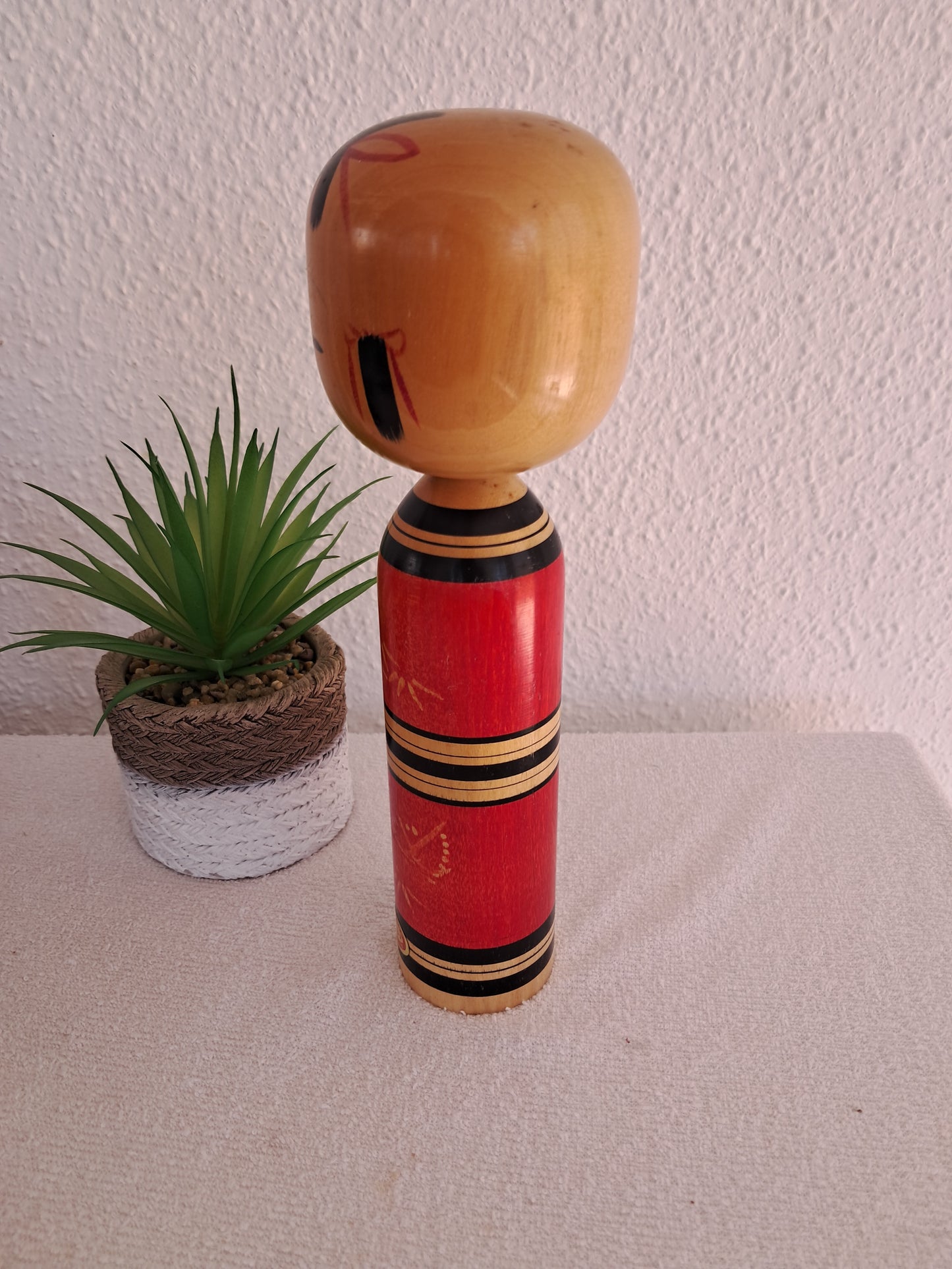 Vintage traditional kokeshi by Kawamura Shoji