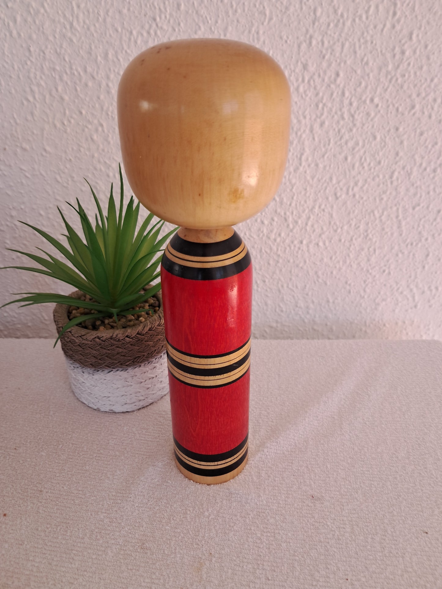 Vintage traditional kokeshi by Kawamura Shoji