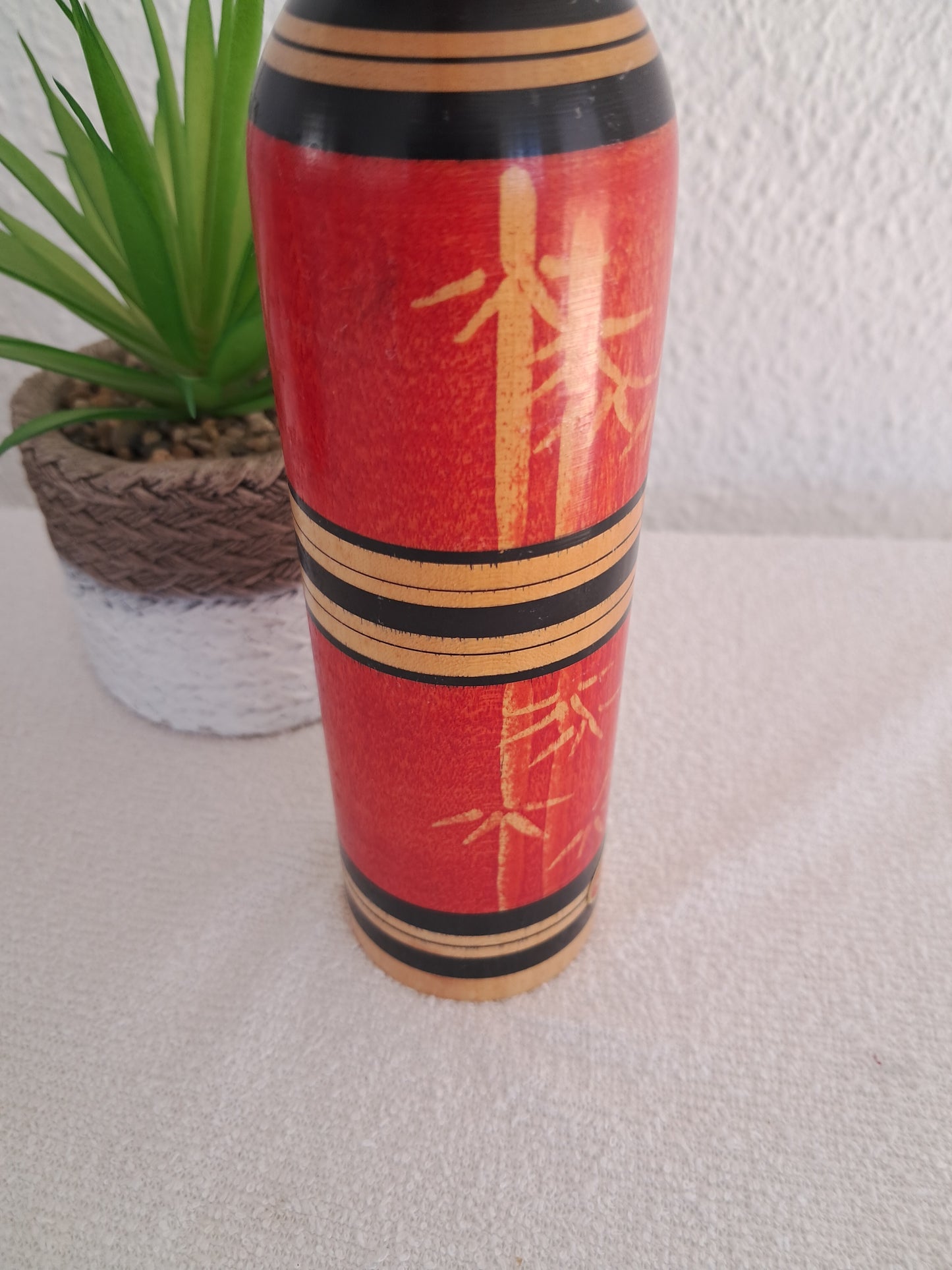 Vintage traditional kokeshi by Kawamura Shoji