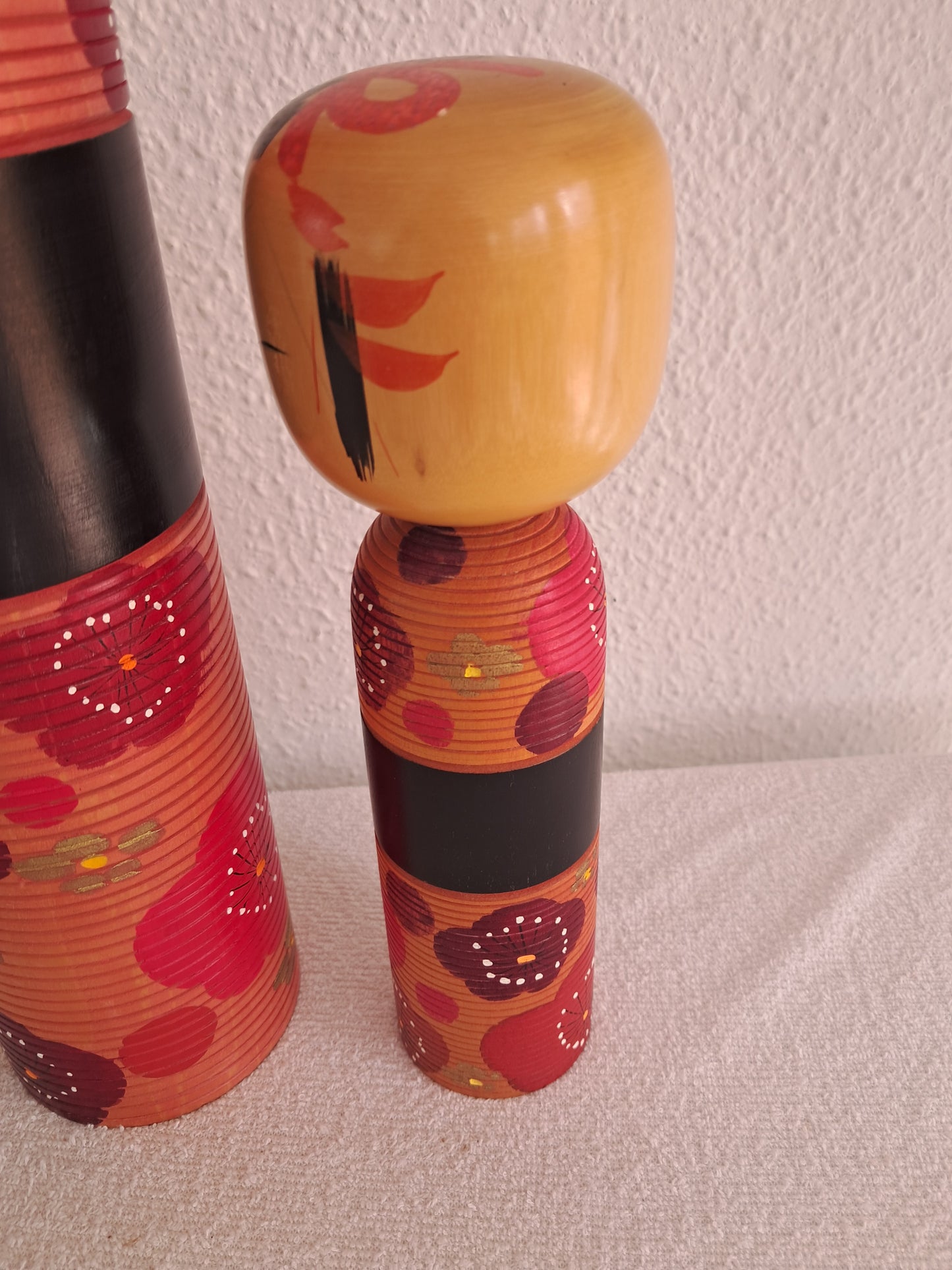 Exclusive Pair of Vintage Creative Kokeshi By Takahashi Akinori (1957 - )