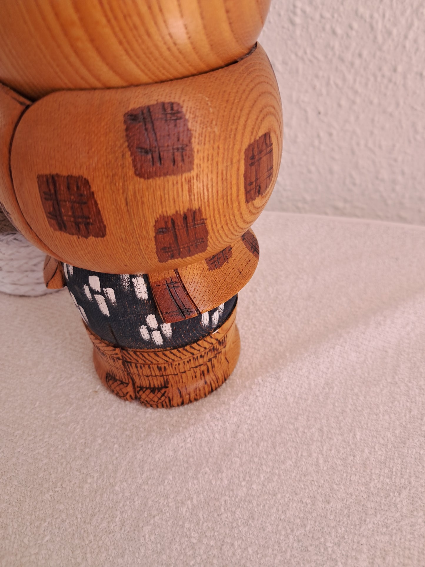 Exclusive Vintage Sosaku Kokeshi by Aoki Ryoka (1931-) 