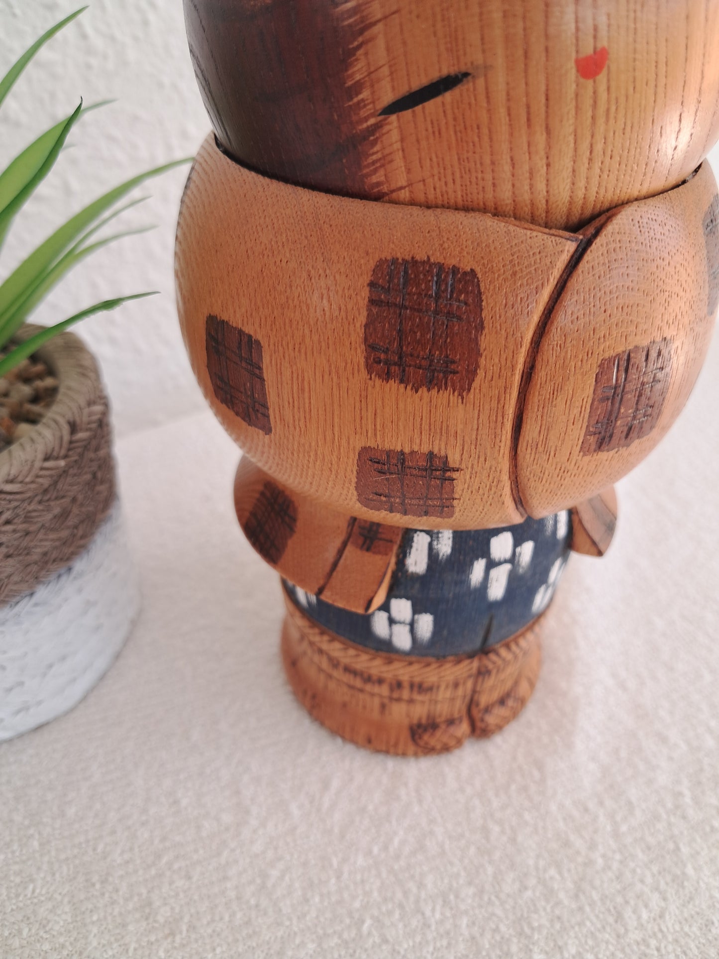 Exclusive Vintage Sosaku Kokeshi by Aoki Ryoka (1931-) 