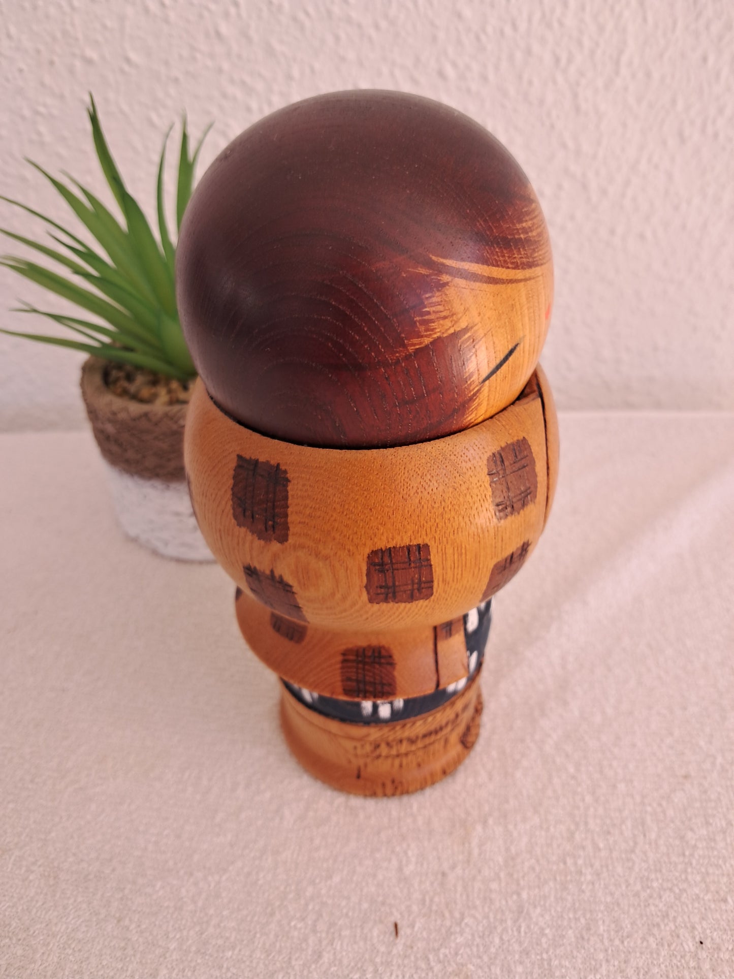 Exclusive Vintage Sosaku Kokeshi by Aoki Ryoka (1931-) 