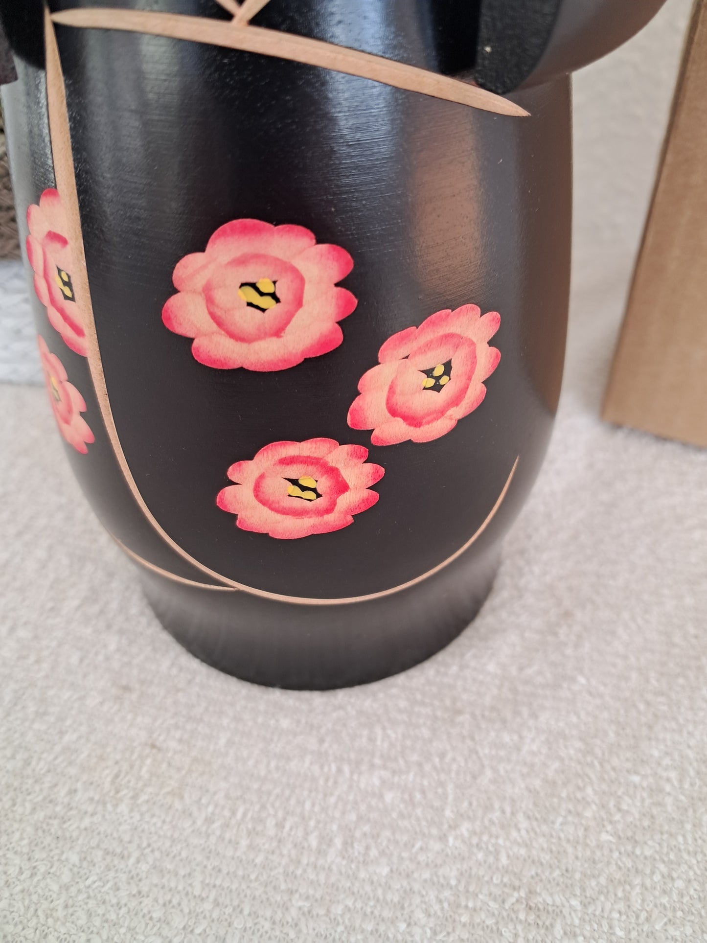 Vintage Gumma Kokeshi by Miyashita Hajime (1940-) - With original box