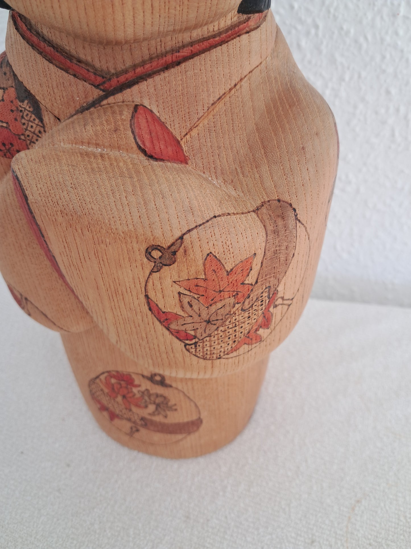 Exclusive large Kokeshi made by Yuko Yamazaki (1956-) Award winning kokeshi!! Museum quality!