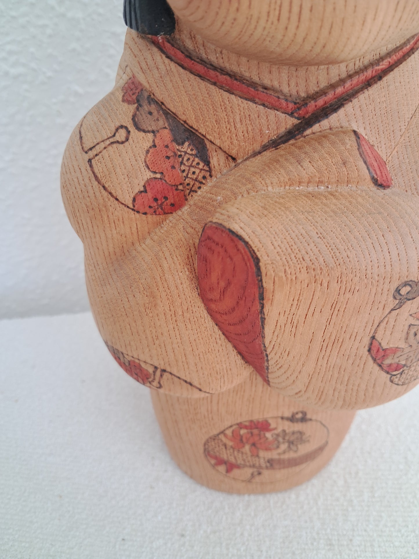 Exclusive large Kokeshi made by Yuko Yamazaki (1956-) Award winning kokeshi!! Museum quality!