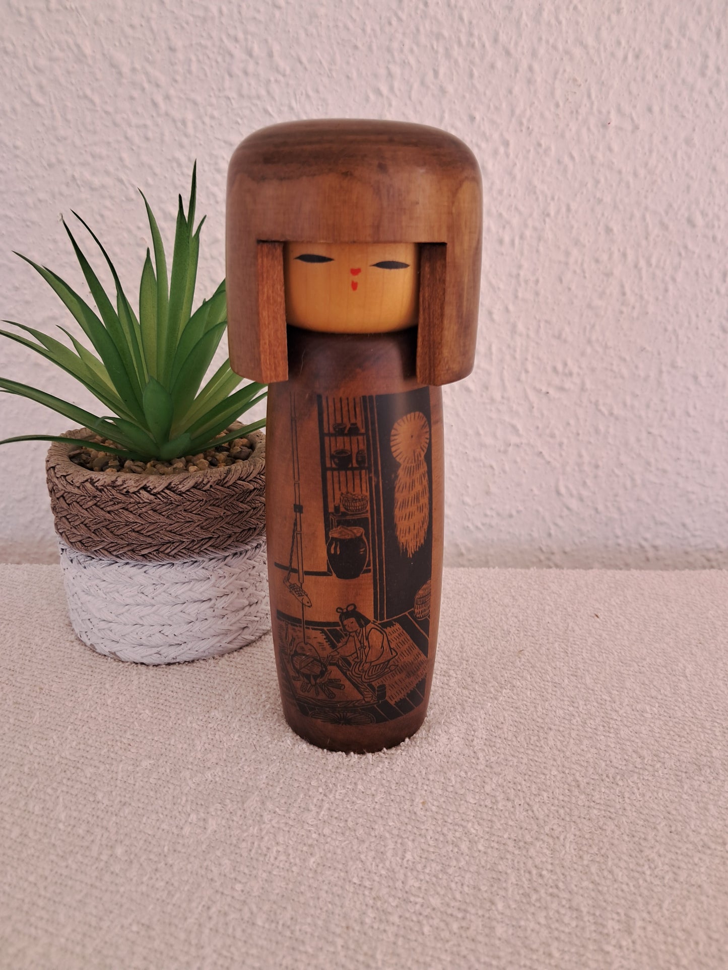 Vintage Gumma Kokeshi by Usaburo