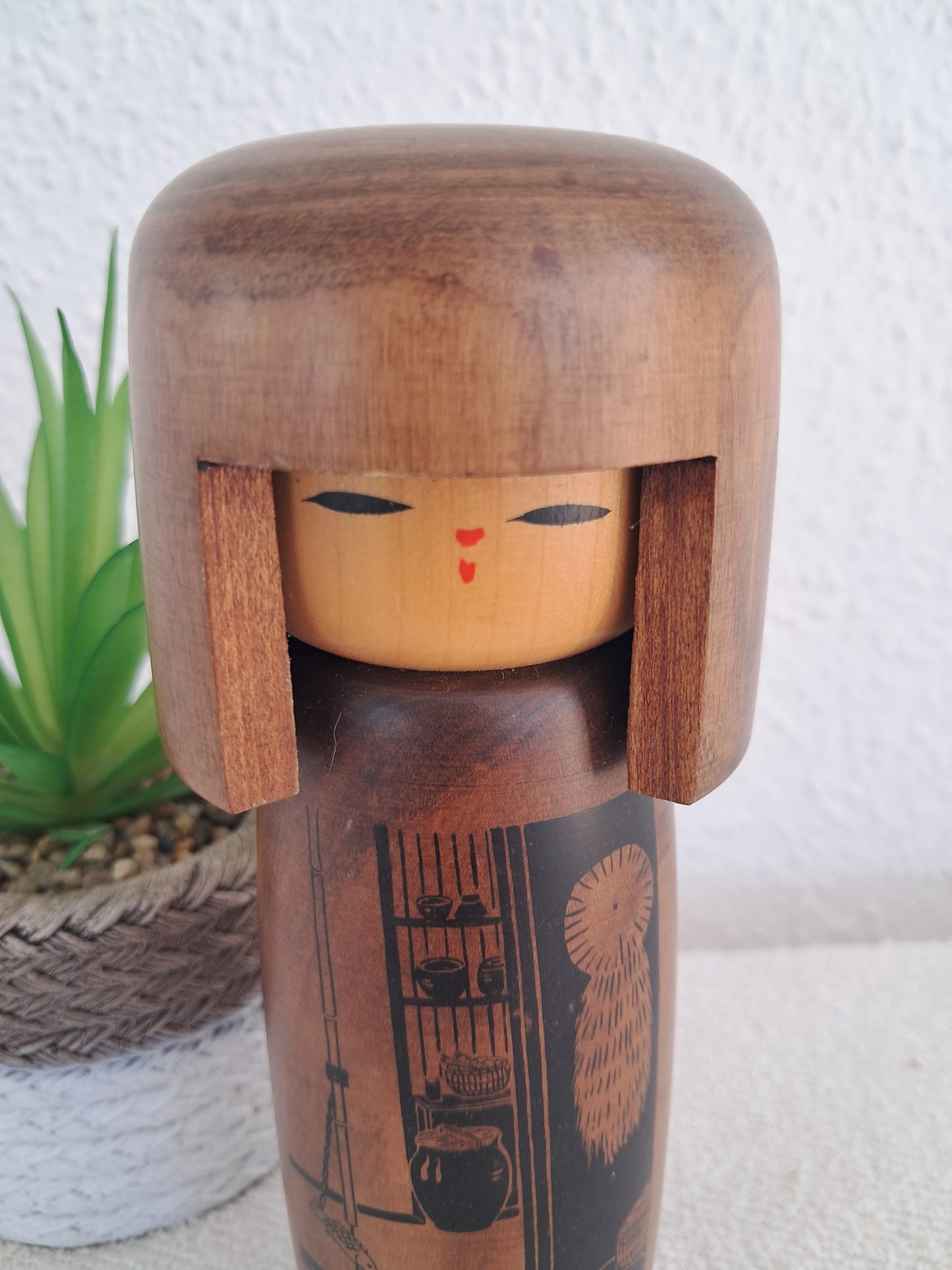 Vintage Gumma Kokeshi by Usaburo