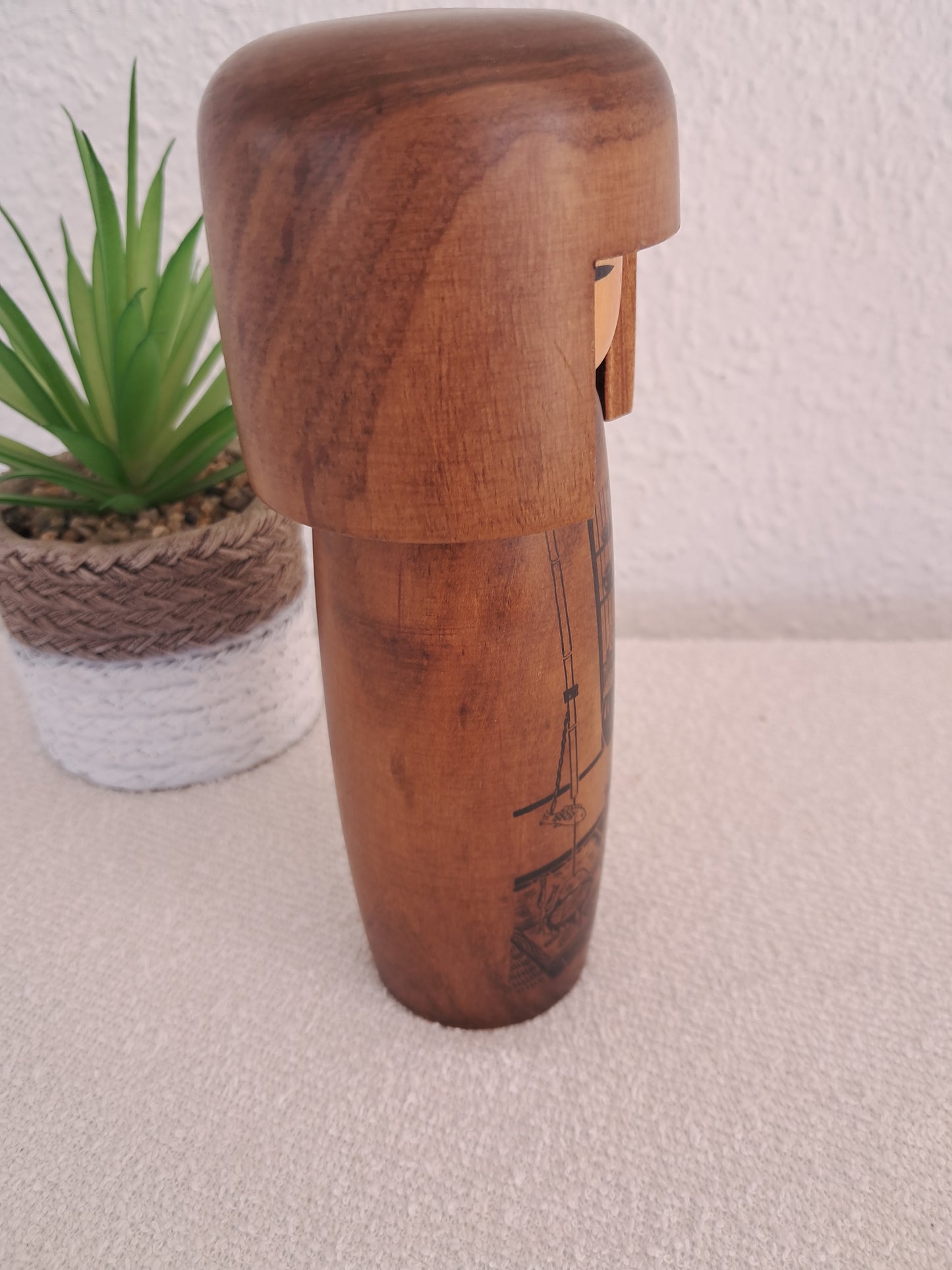 Vintage Gumma Kokeshi by Usaburo