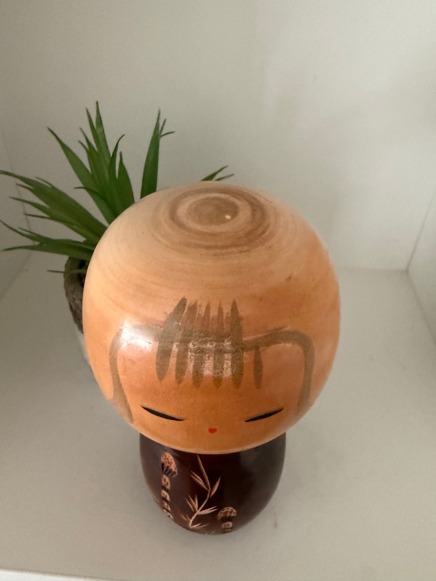 Vintage Sosaku kokeshi by Yuji Kawase (1938-)