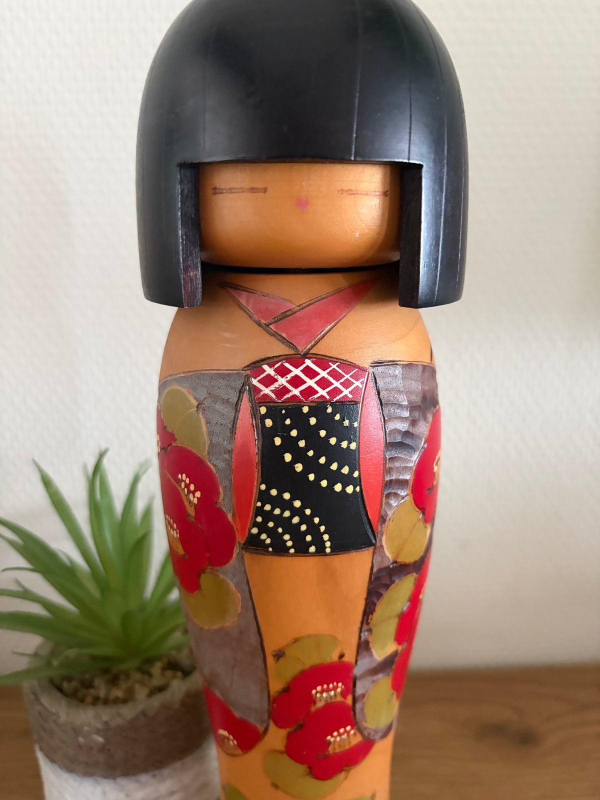 Vintage Gumma kokeshi by Kazuo Takamizawa (1927-) BIG version!