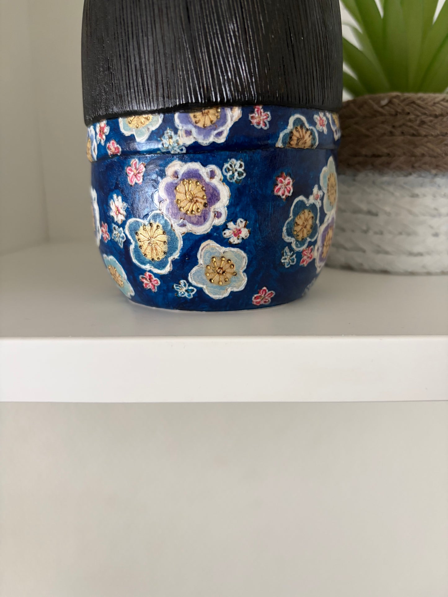 One off a kind kokeshi by Megumi Nozawa