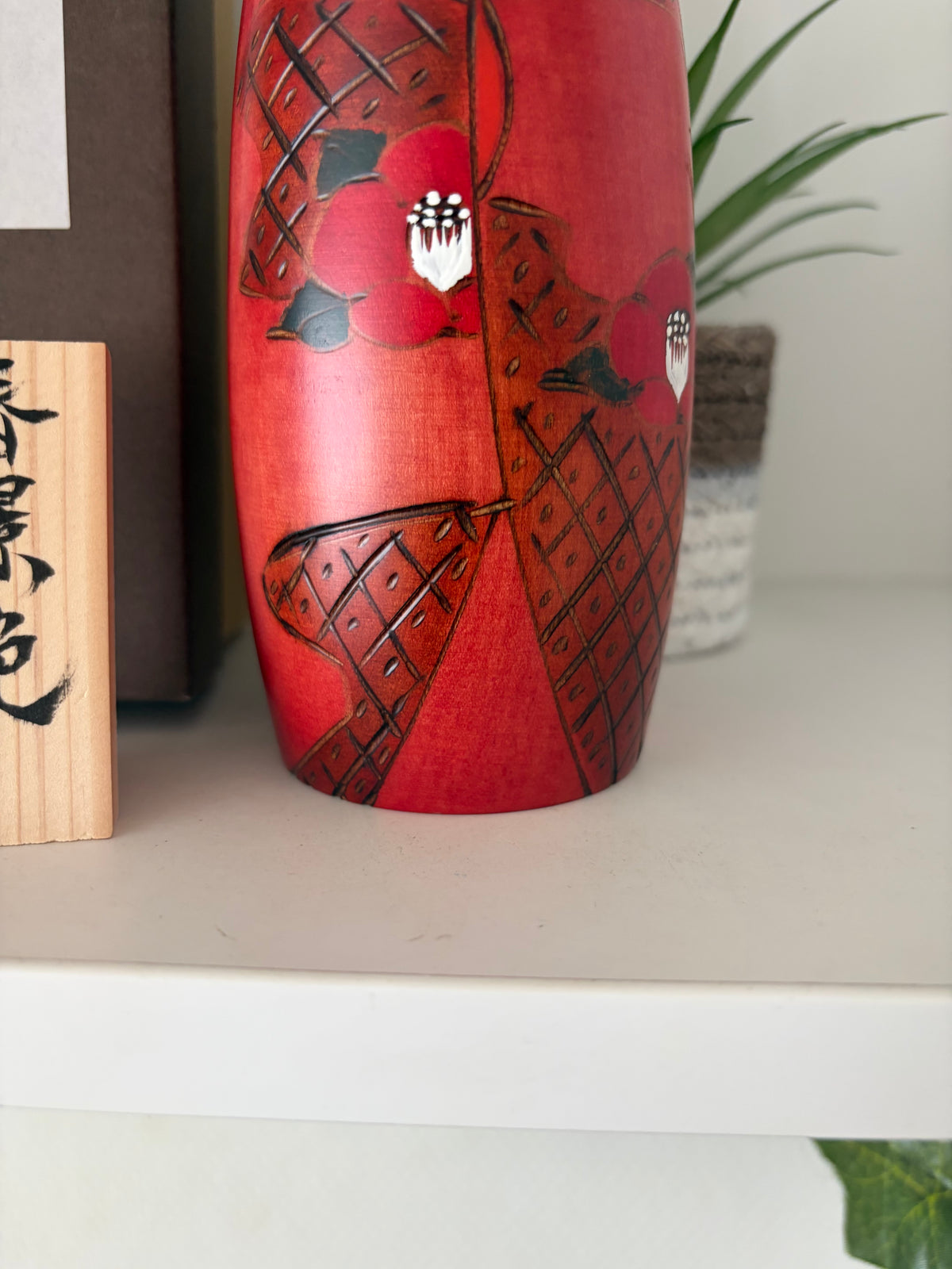 Vintage Gumma kokeshi by Usaburo