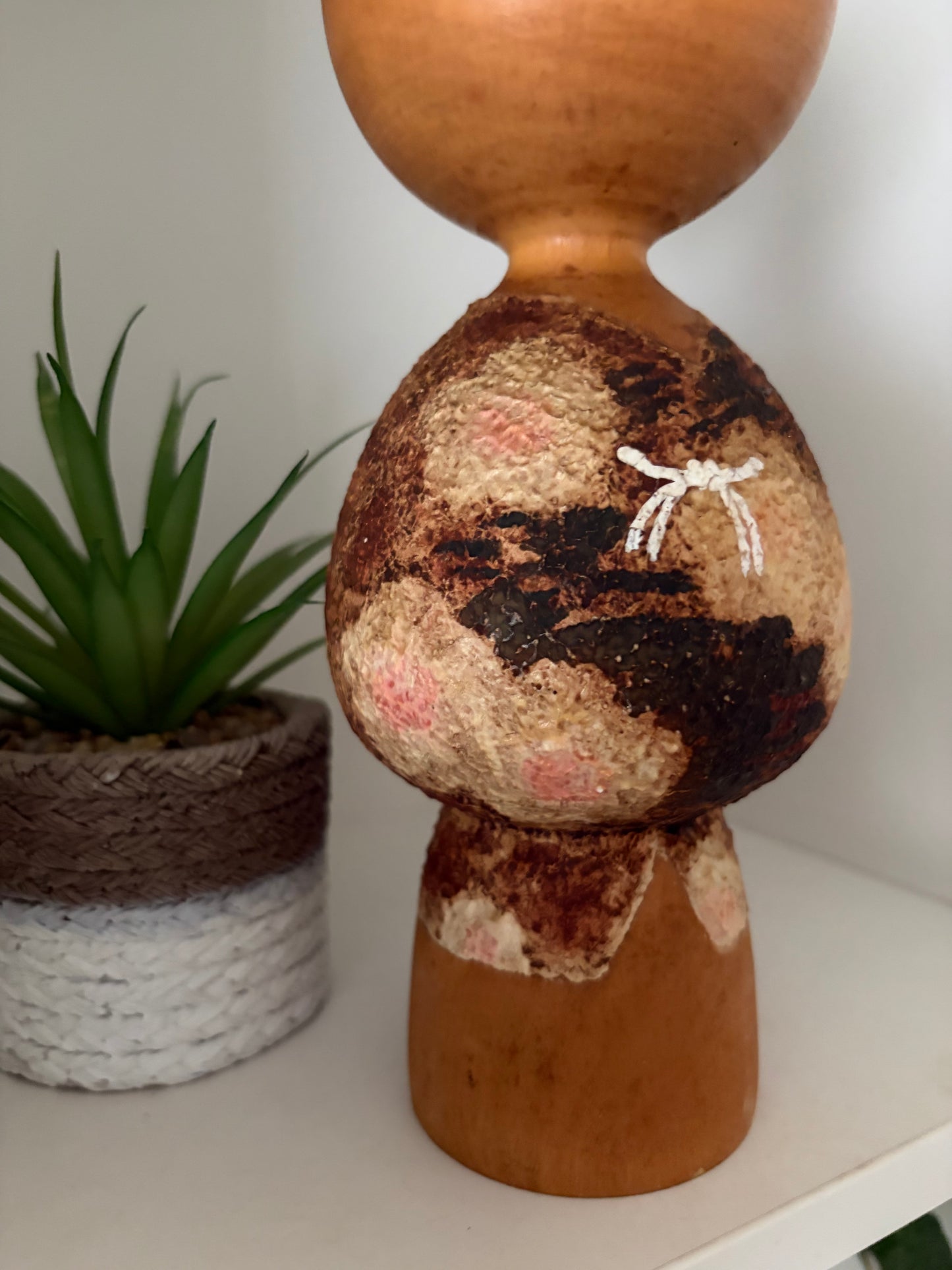 Rare vintage Sosaku kokeshi by Masao Watanabe (1917-2007)