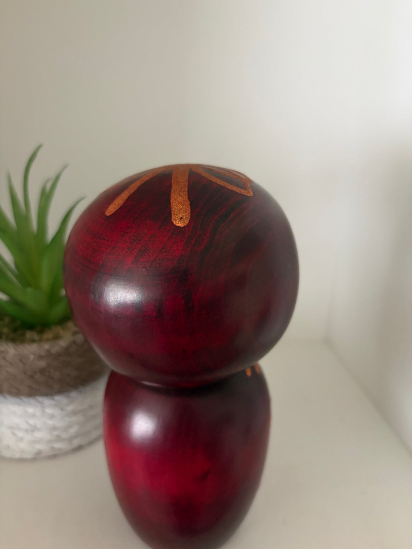 Beautiful vintage creative Kokeshi by Toshio Sekiguchi (1947-)