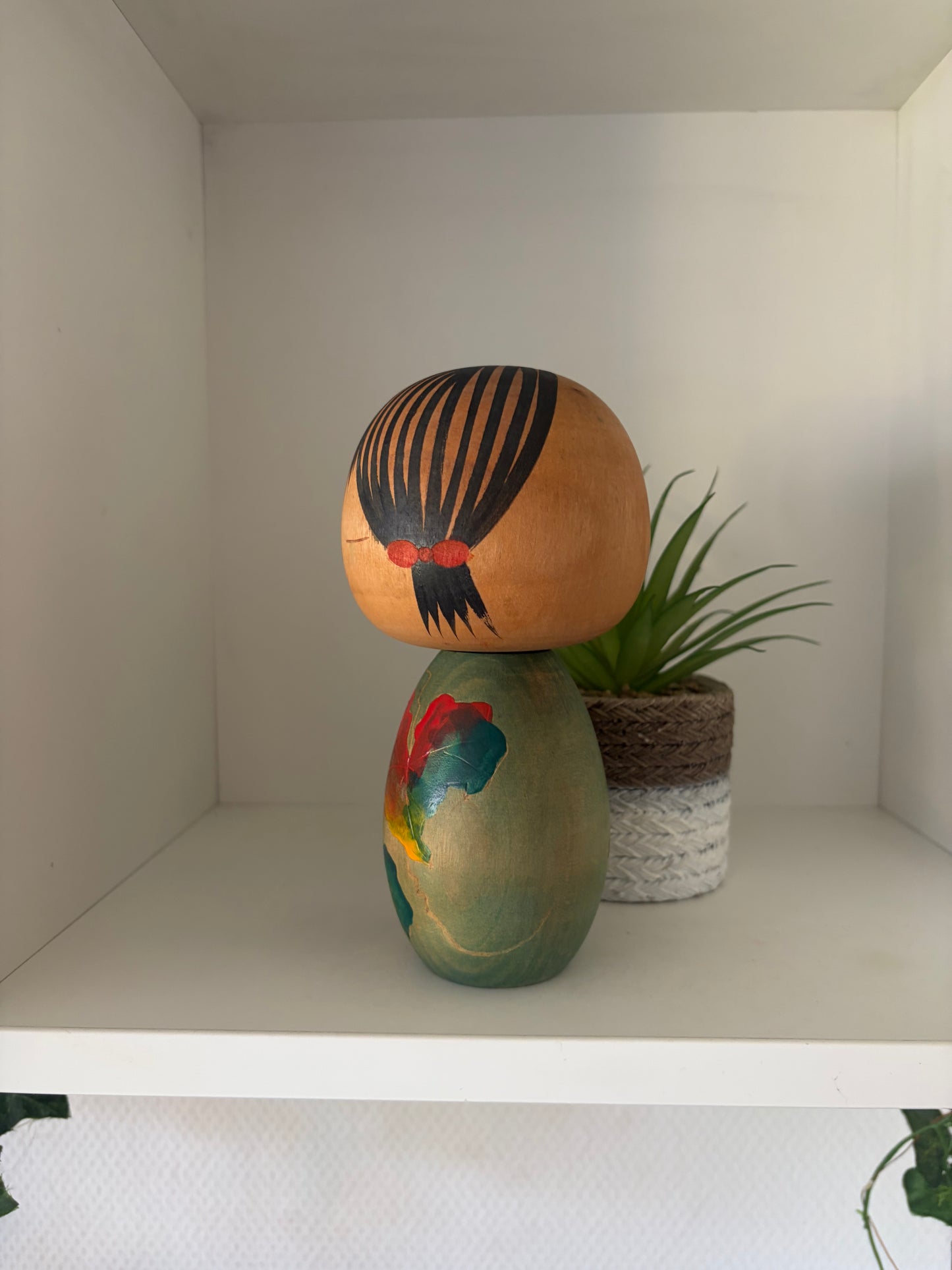 Vintage creative kokeshi by Yuji Kawase (1938-)