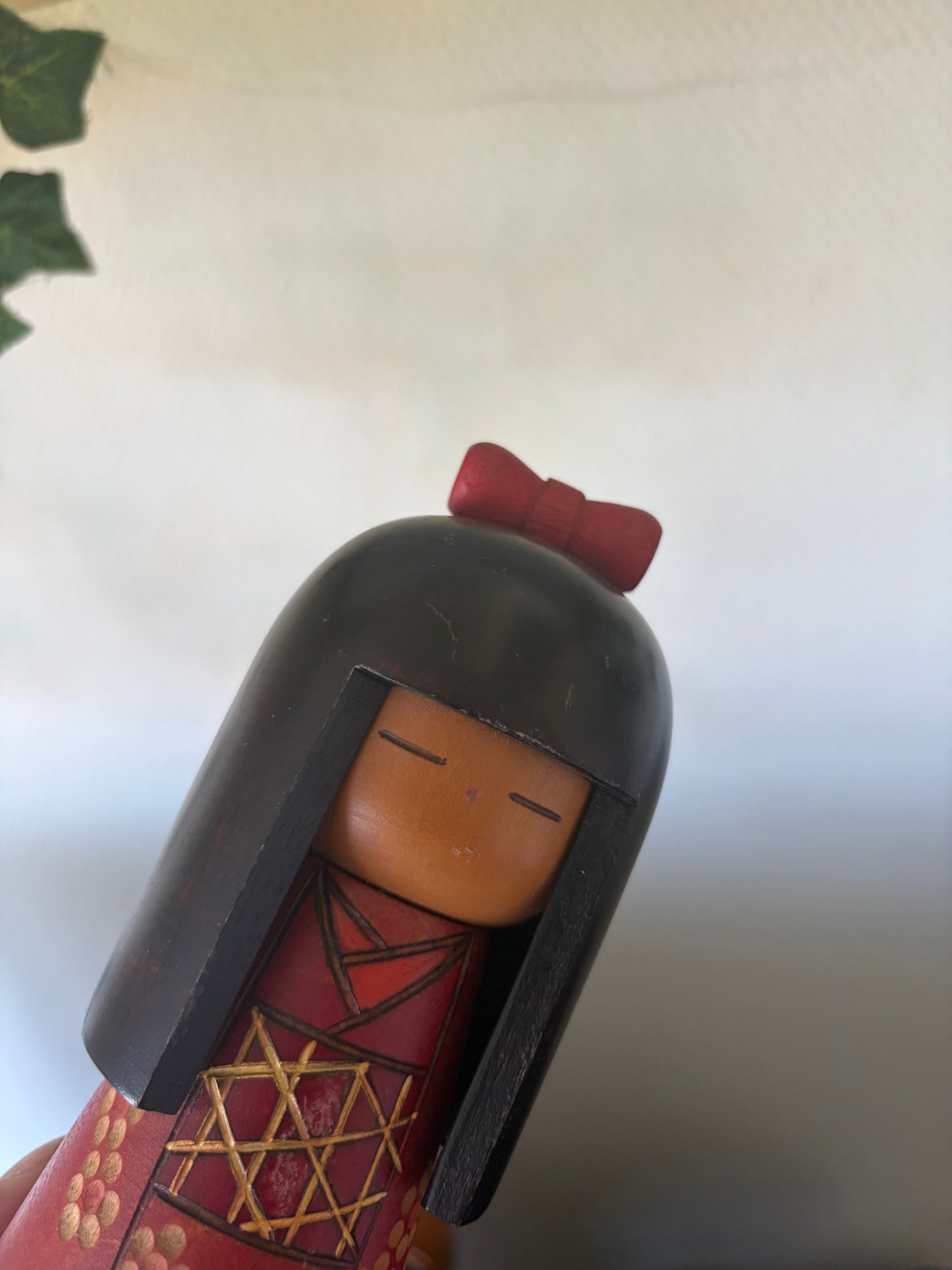 Vintage Gumma kokeshi by Kazuo Takamizawa (1927-)