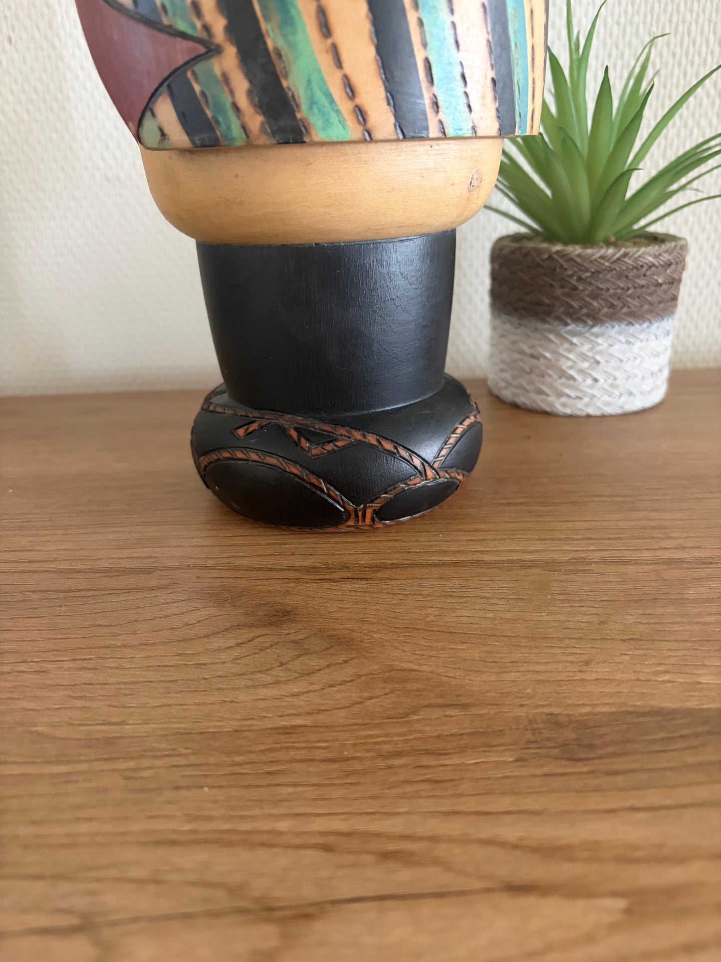 Exclusive vintage Gumma kokeshi by Inosuke Kobayashi (1931-)