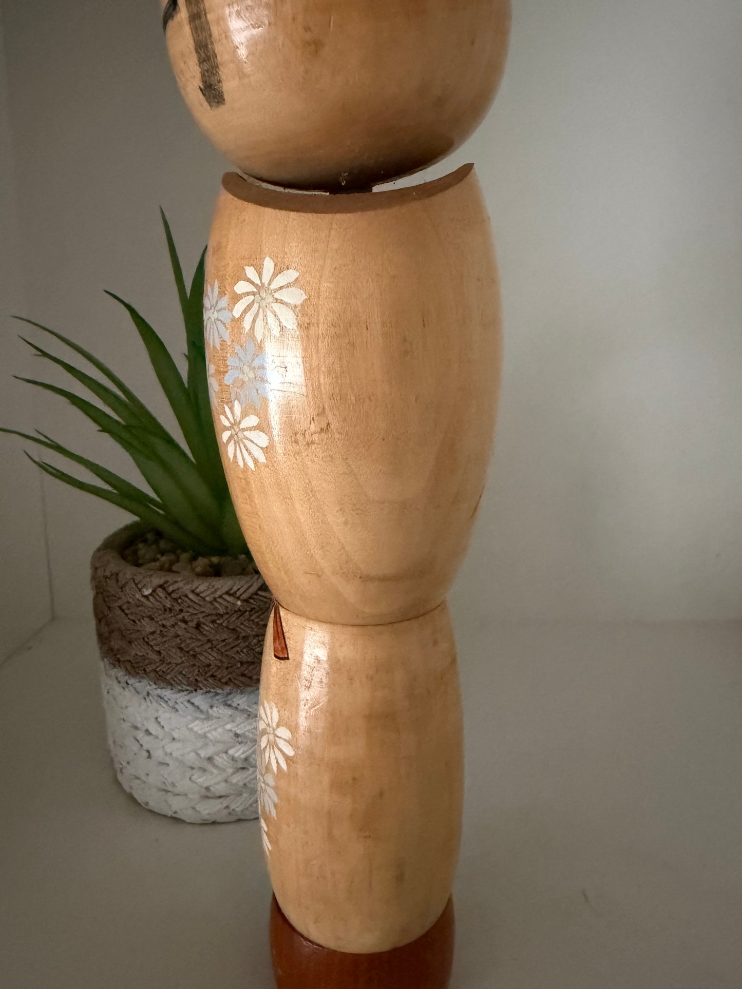 Vintage Sosaku kokeshi by Kato Masami (1925-)