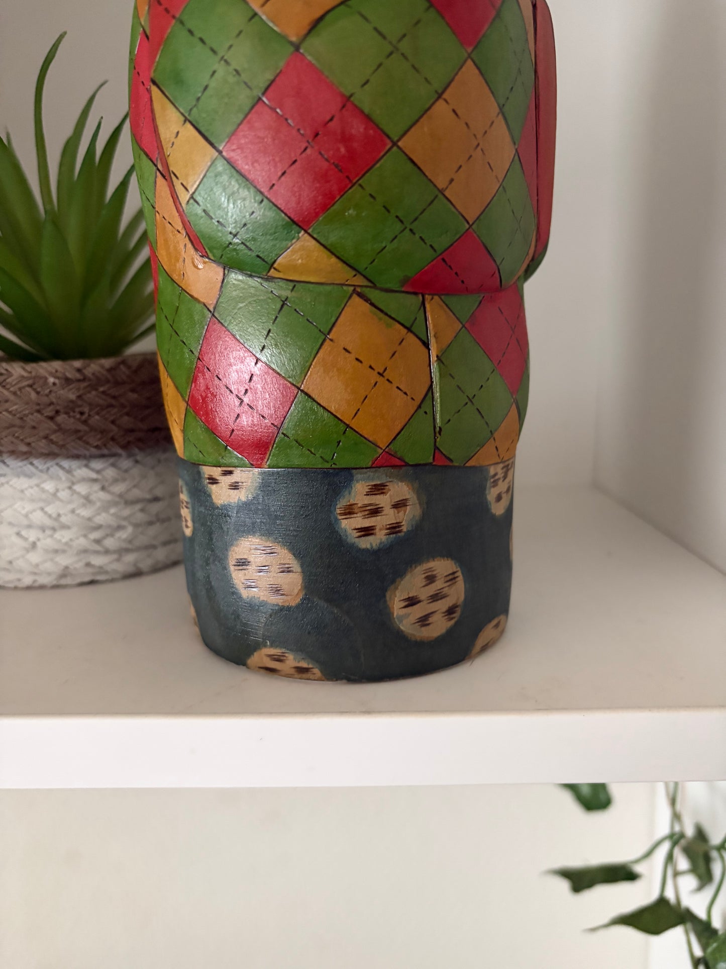 Unique Modern Sosaku kokeshi by Yuko Yamazaki - With box