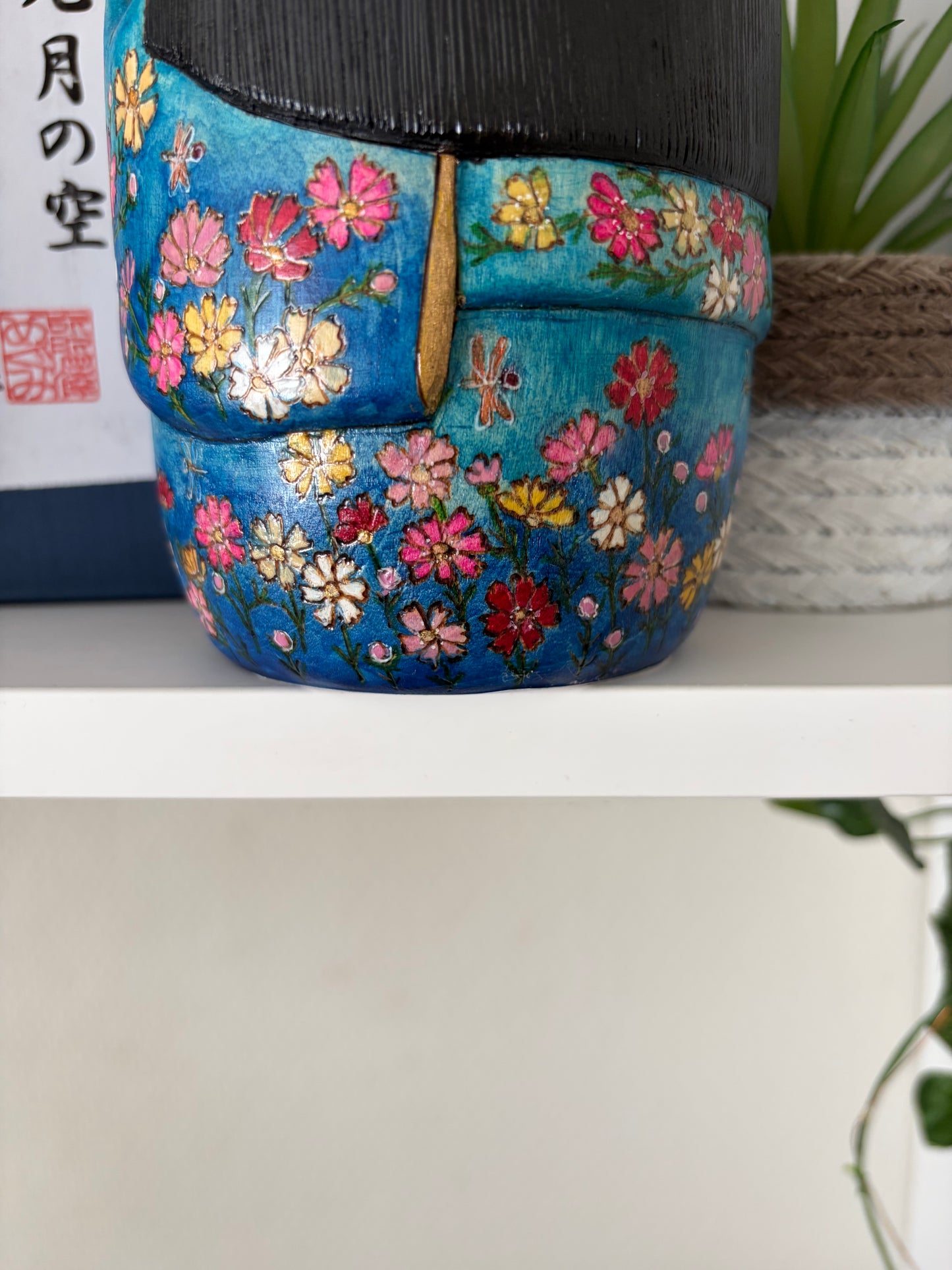 One off a kind Sosaku kokeshi by Megumi Nozawa