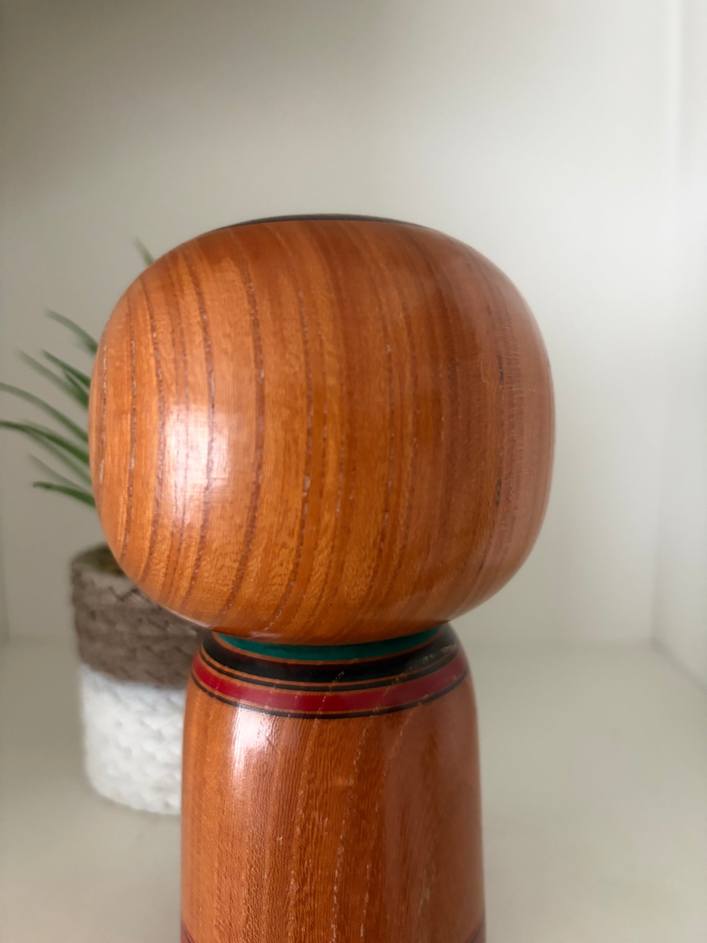 Vintage traditional kokeshi with Daruma