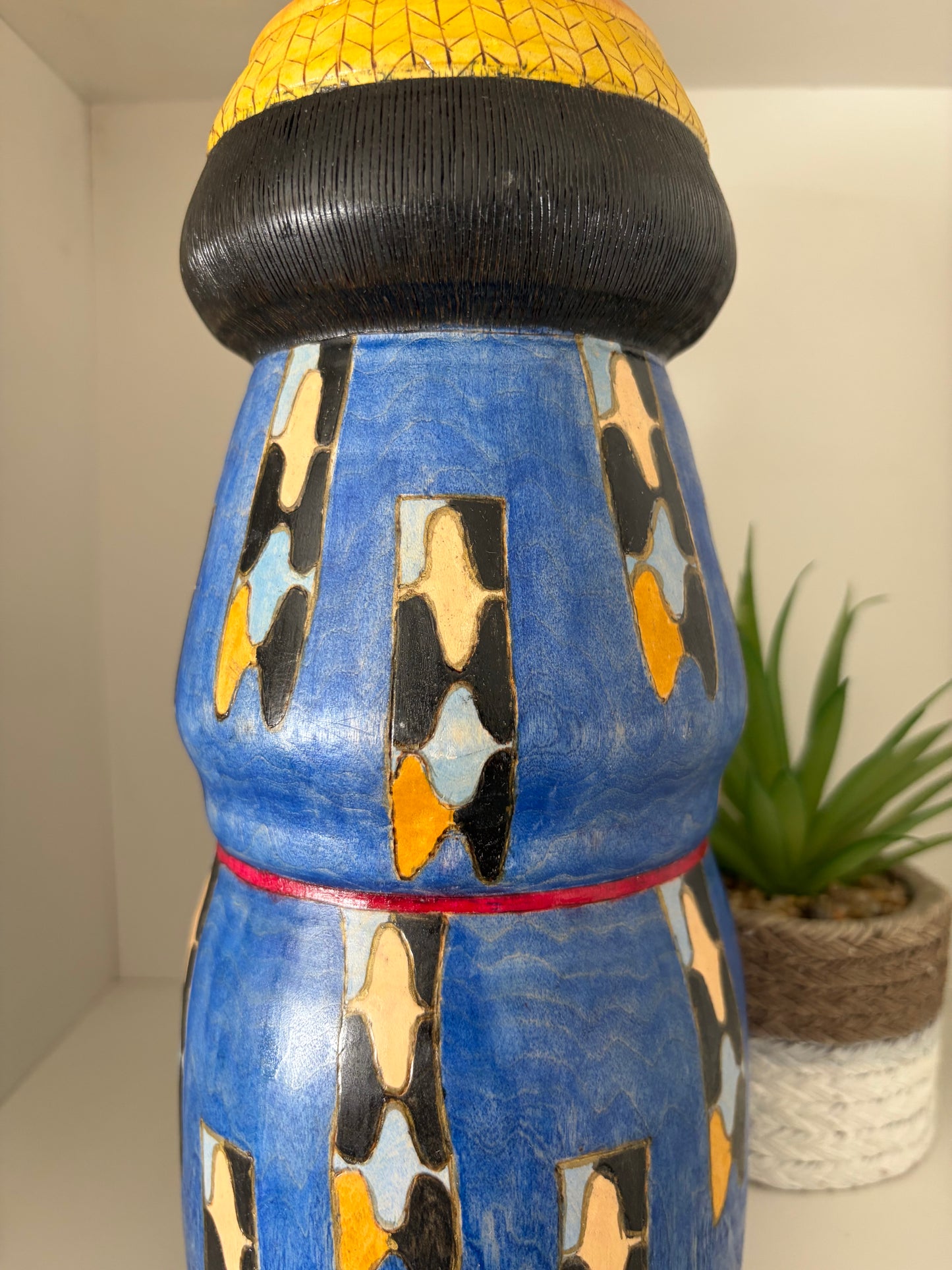 One off a kind Sosaku kokeshi by Megumi Nozawa