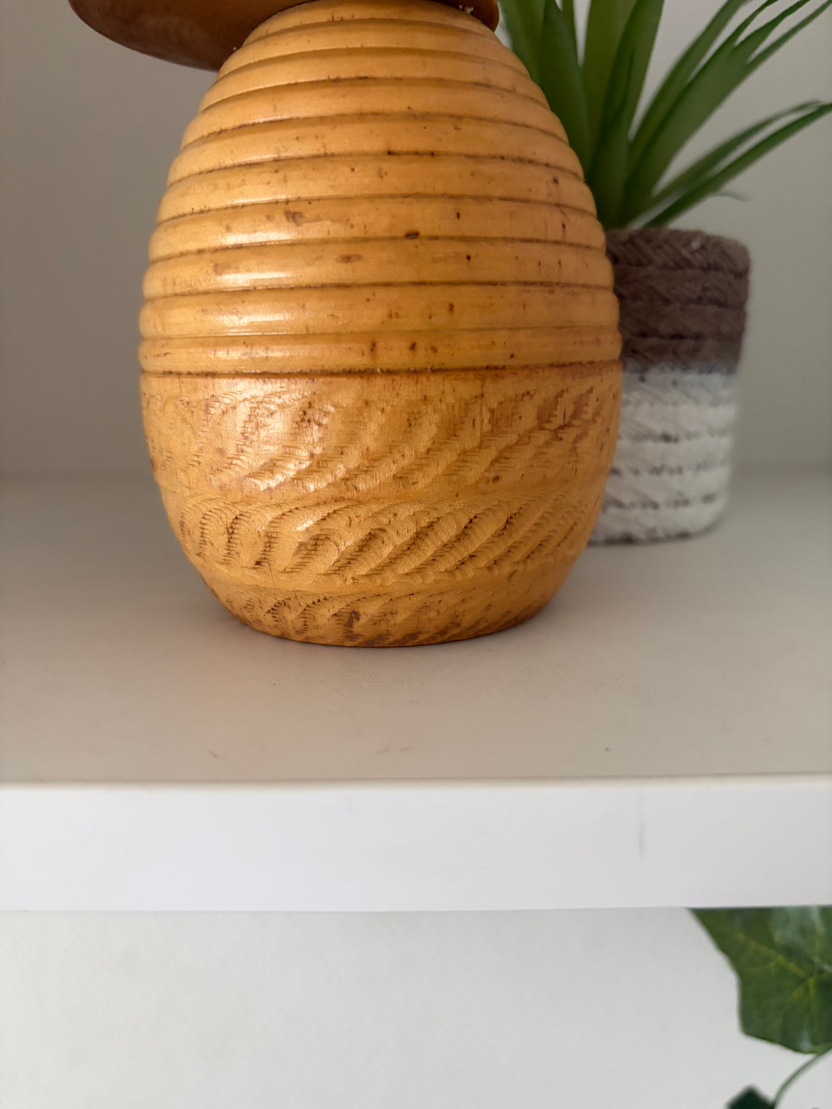Rare vintage Sosaku kokeshi by Takeda Masashi (1930-2015) - Mother and child