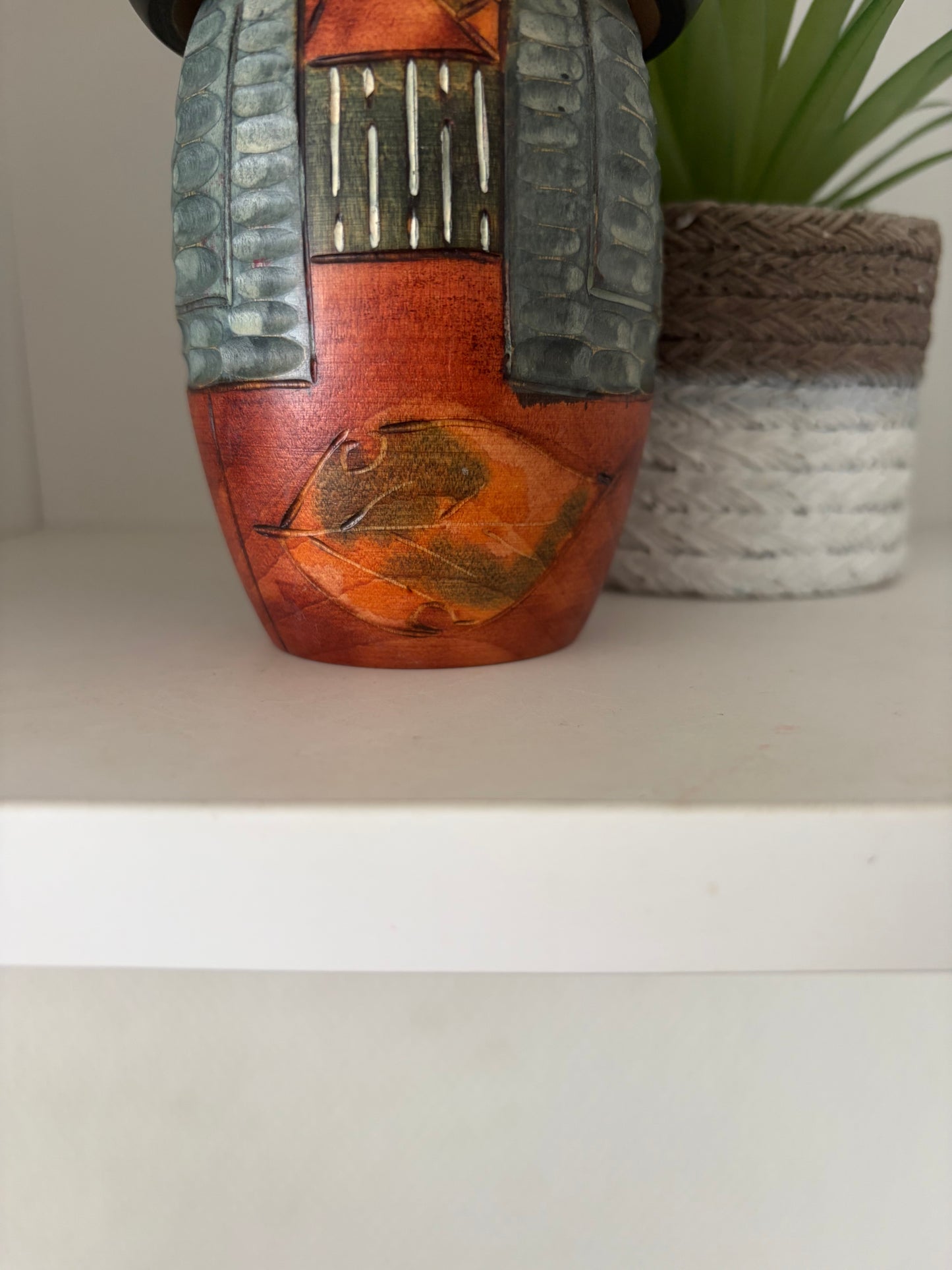 Vintage Gumma kokeshi by Kisaku