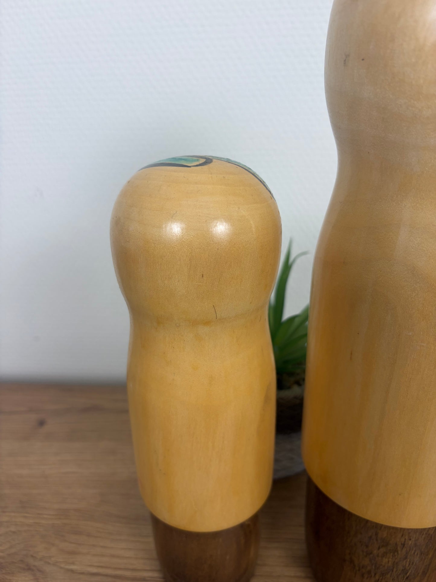 Rare set of Sosaku kokeshi by Kaganuma Masayuki - Mother and child